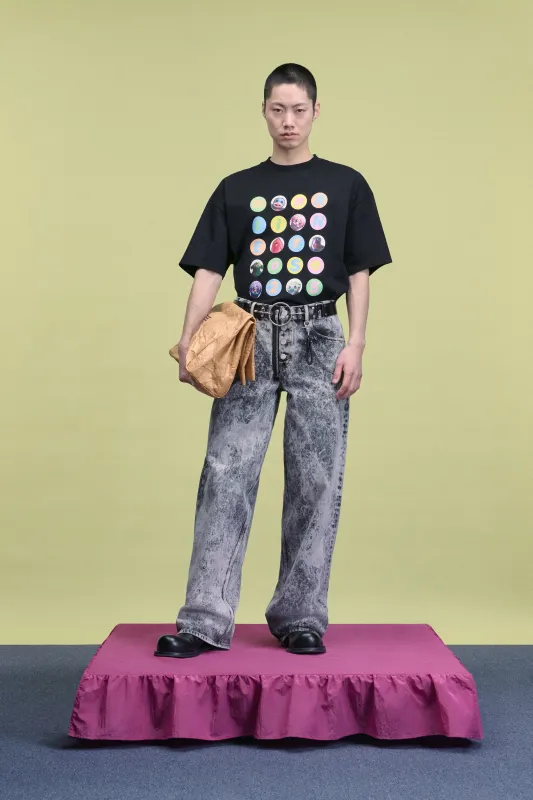 OVERSIZED S/S T-SHIRT in BLACK sold by Martine Rose