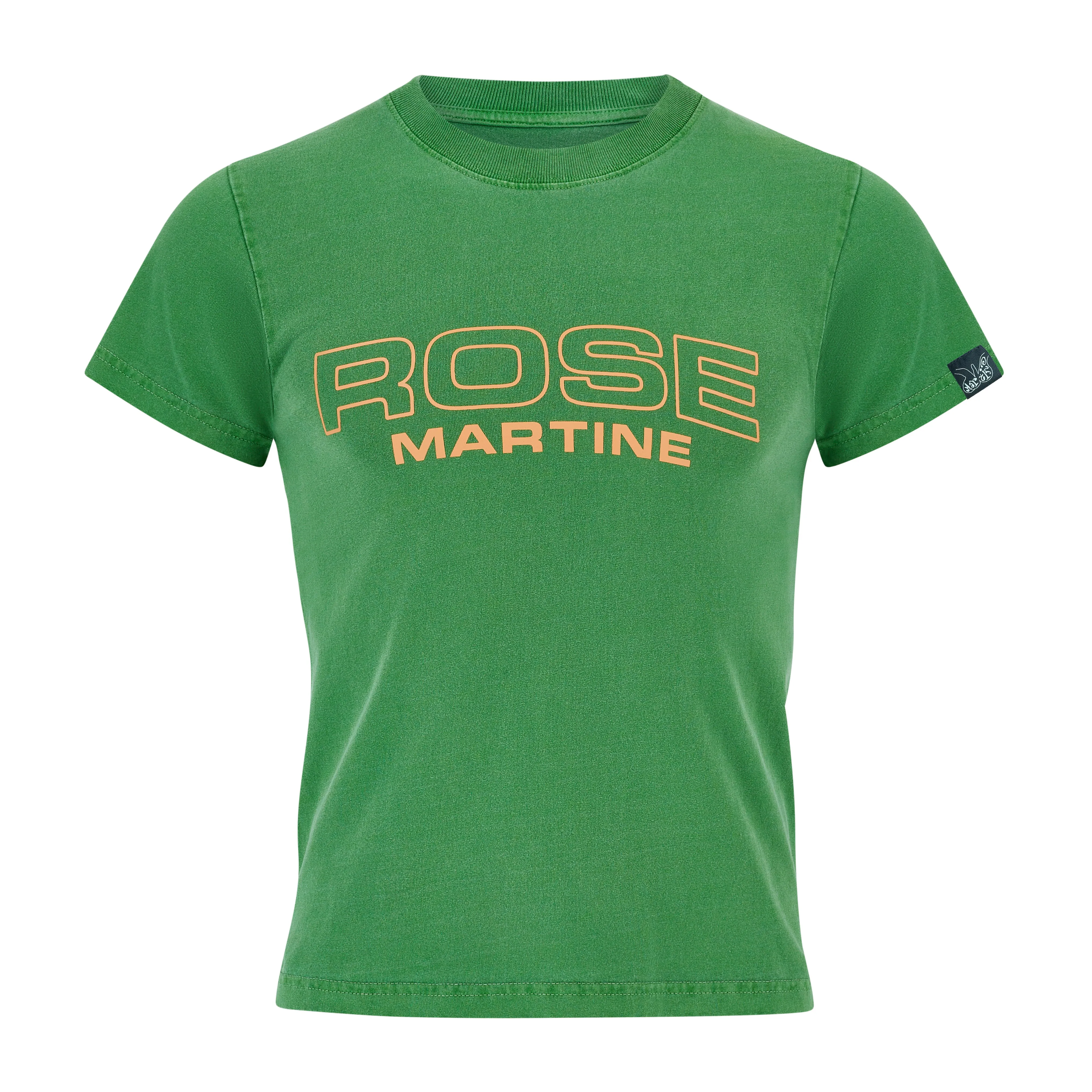 SHRUNKEN T-SHIRT in GREEN sold by Martine Rose product image thumbnail 4