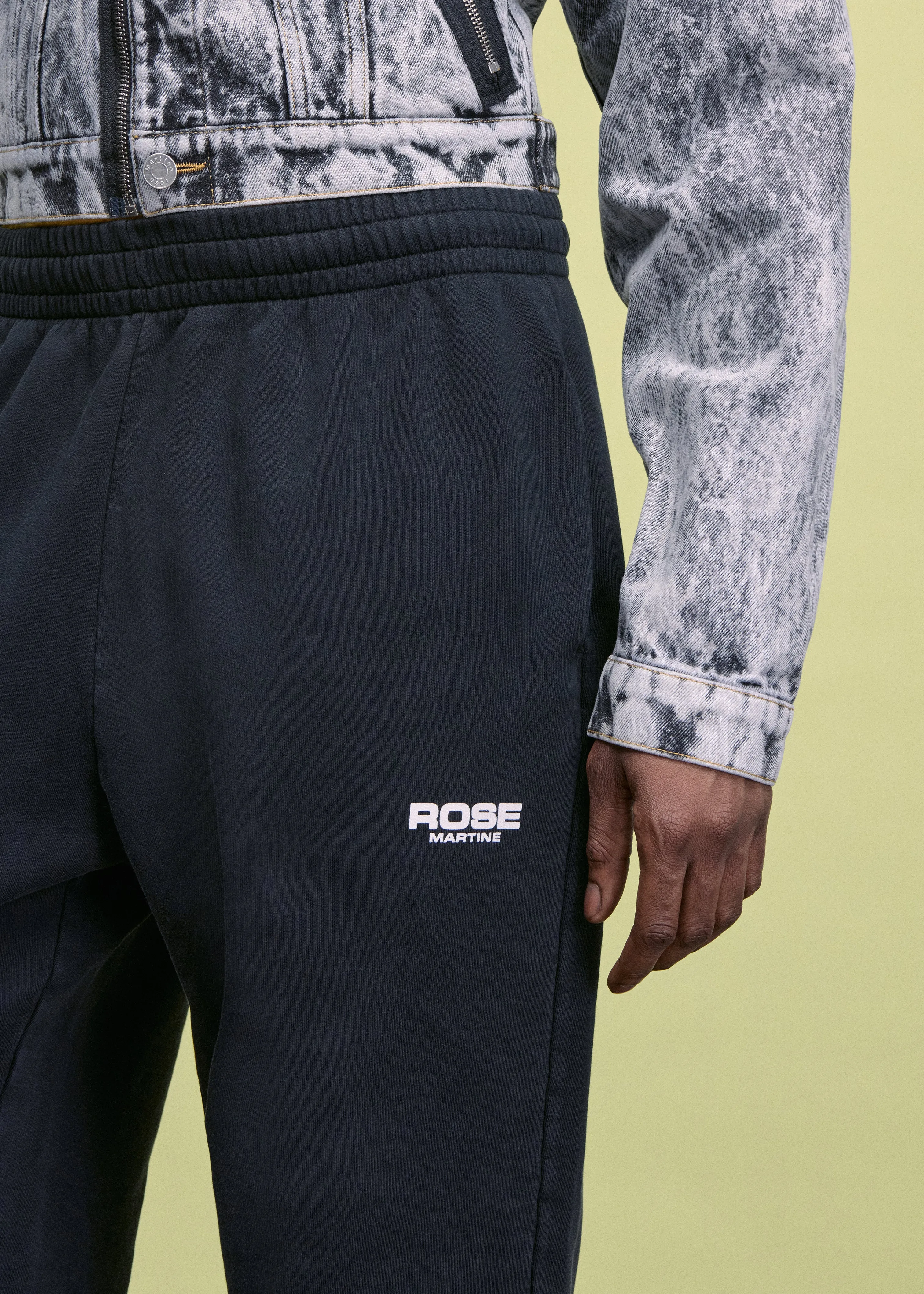 WIDE LEG TRACK PANT in BLACK sold by Martine Rose product image thumbnail 3