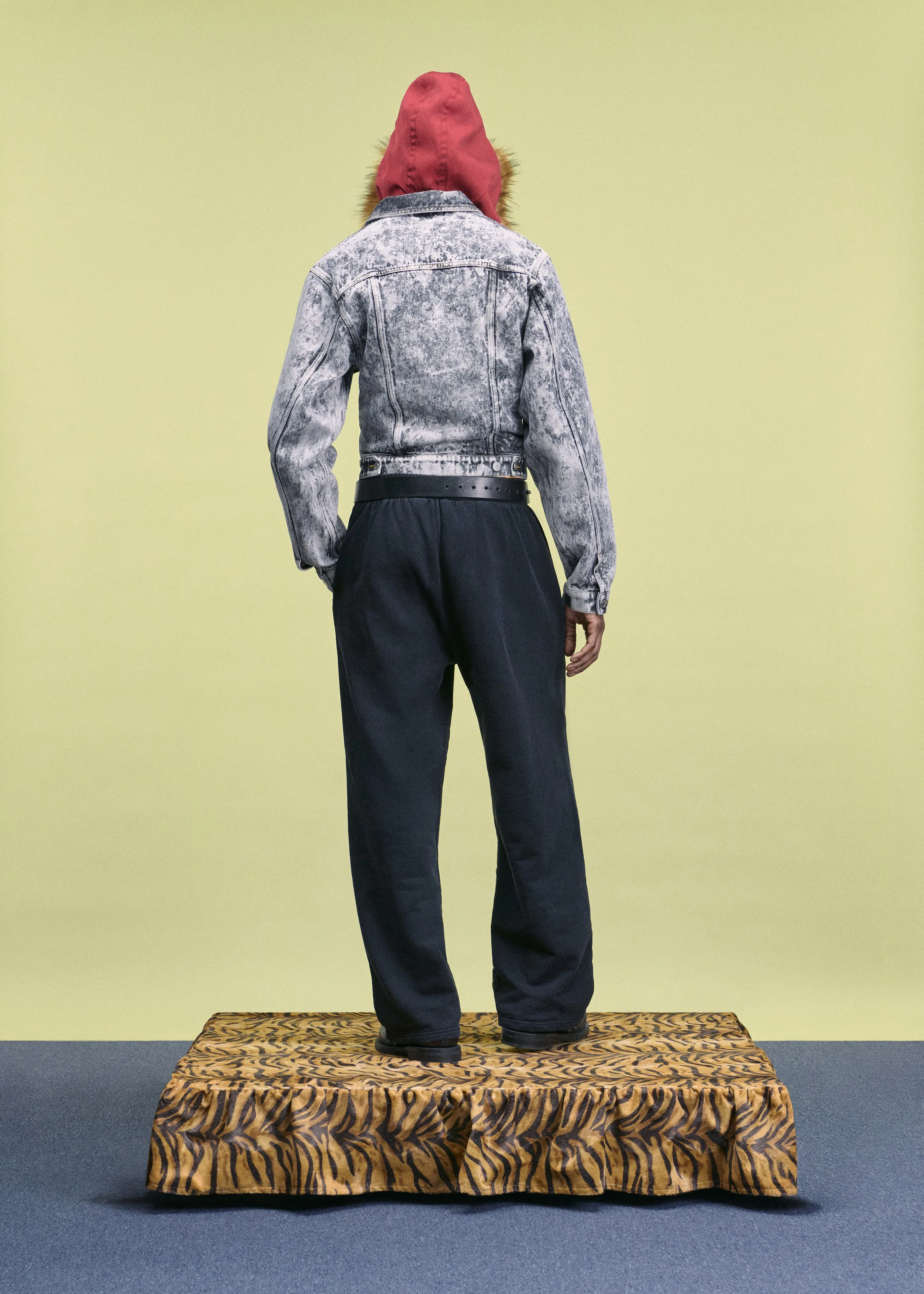 WIDE LEG TRACK PANT in BLACK sold by Martine Rose product image thumbnail 4