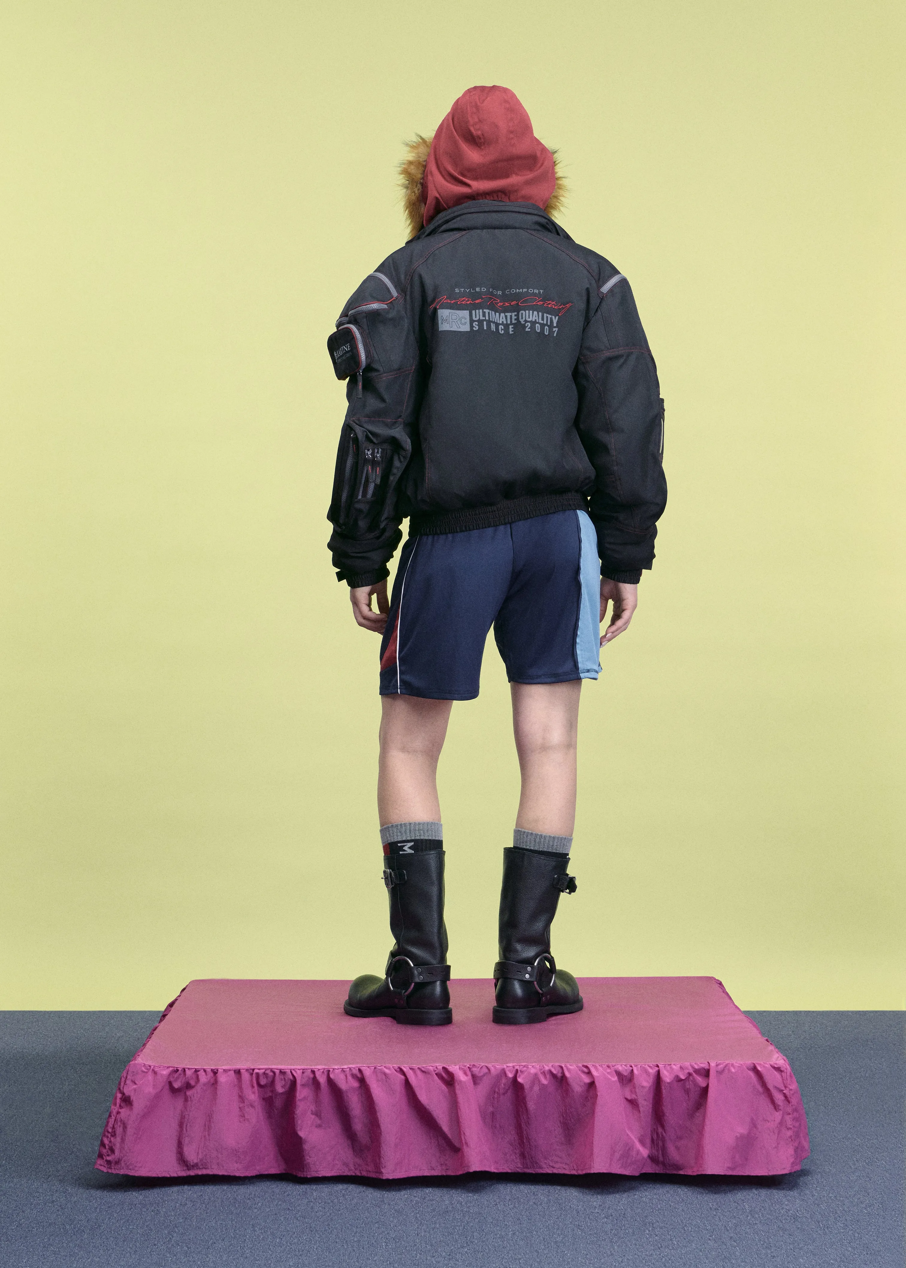 BUMBAG JACKET in BLACK sold by Martine Rose product image thumbnail 4