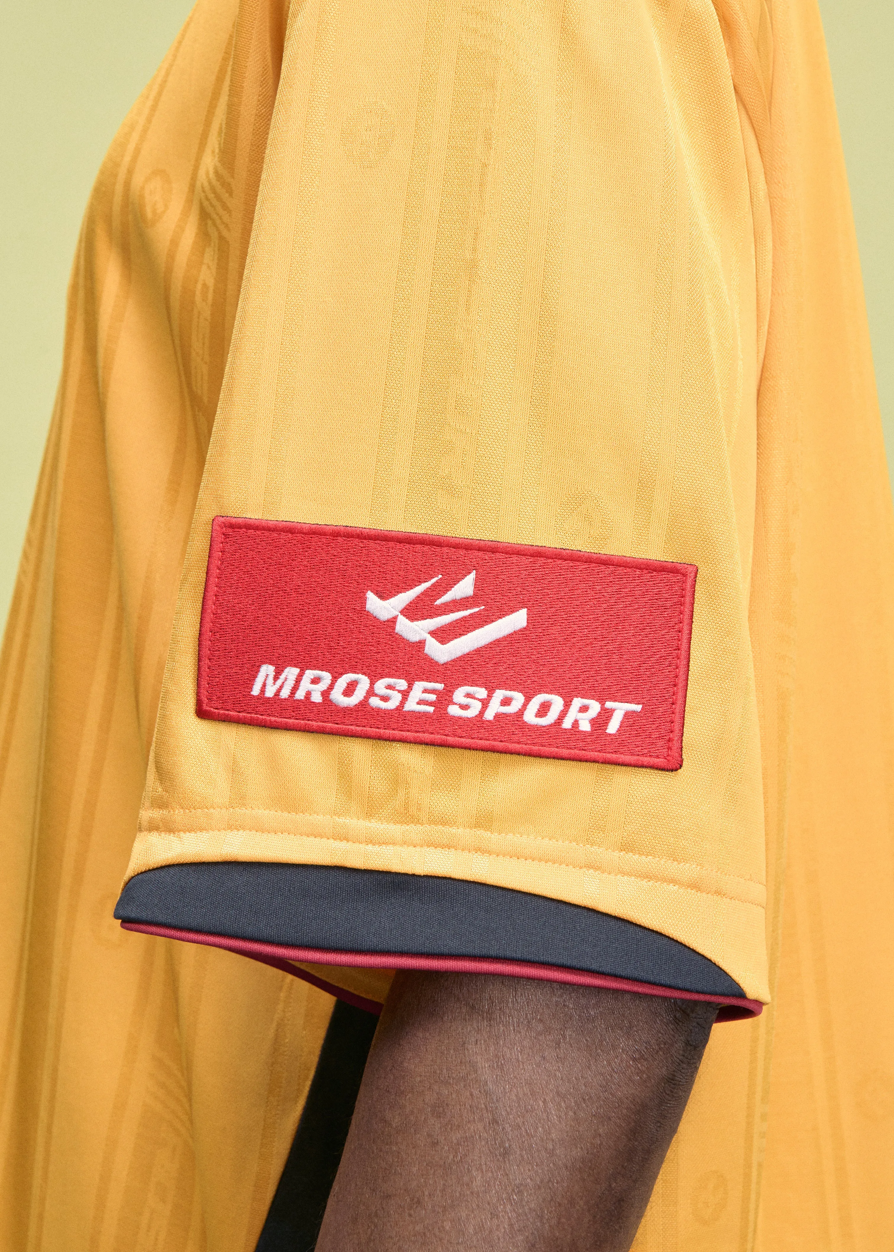 PRINTED FOOTBALL TOP in YELLOW GOLD sold by Martine Rose product image thumbnail 3