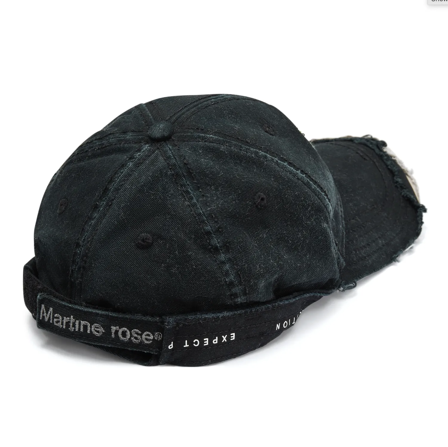 ROLL BACK CAP in BLACK sold by Martine Rose product image thumbnail 5