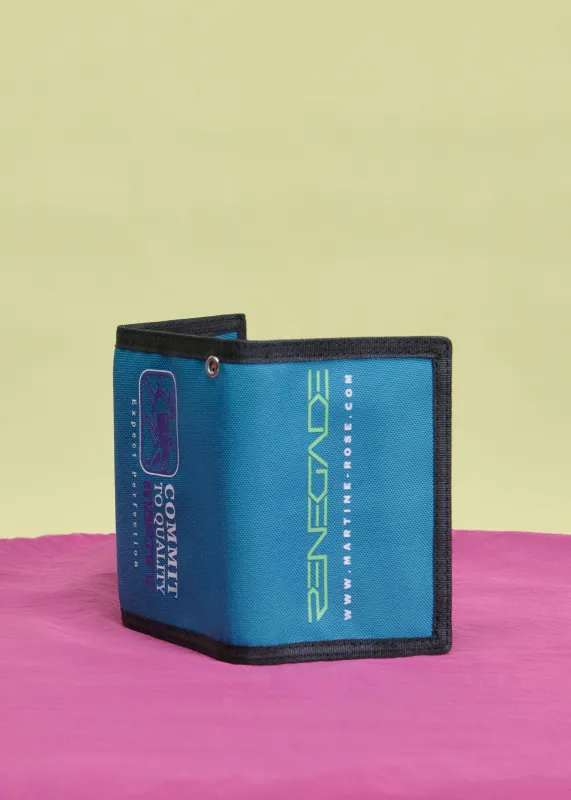 CLASSIC NYLON WALLET in BLUE sold by Martine Rose