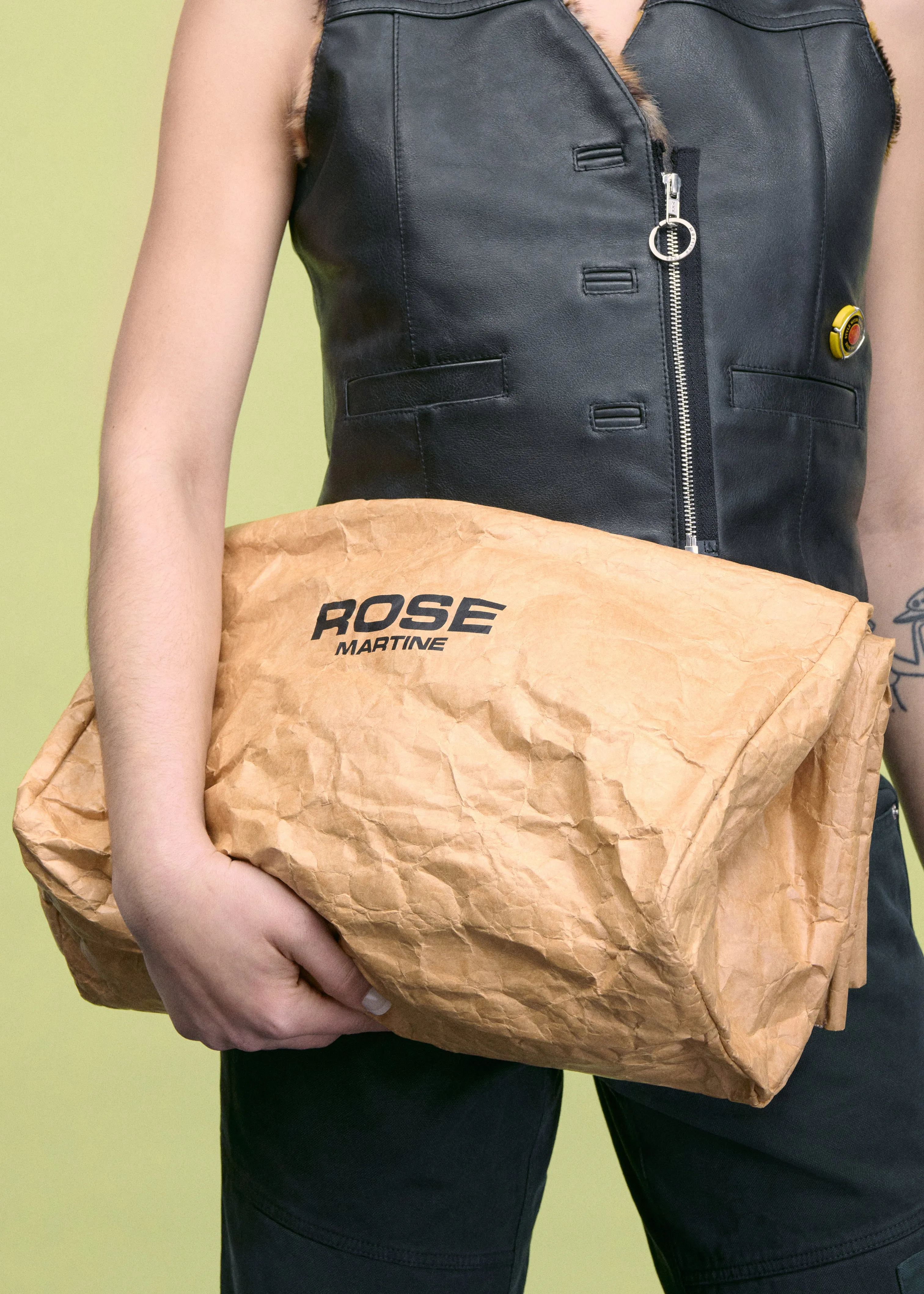 FOLDABLE BAG in BEIGE sold by Martine Rose product image thumbnail 2
