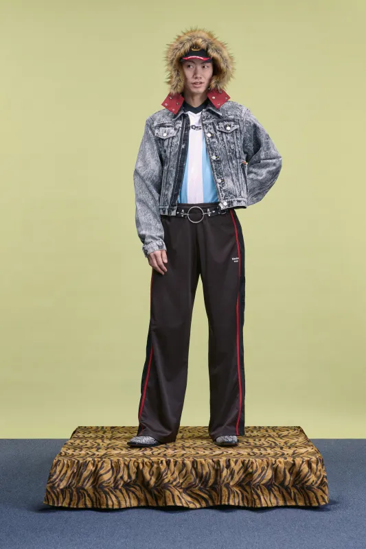 WIDE LEG TRACK PANT in BROWN sold by Martine Rose