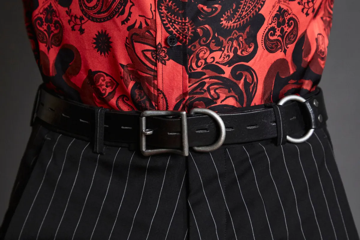 BONDAGE BELT in BLACK made by Martine Rose