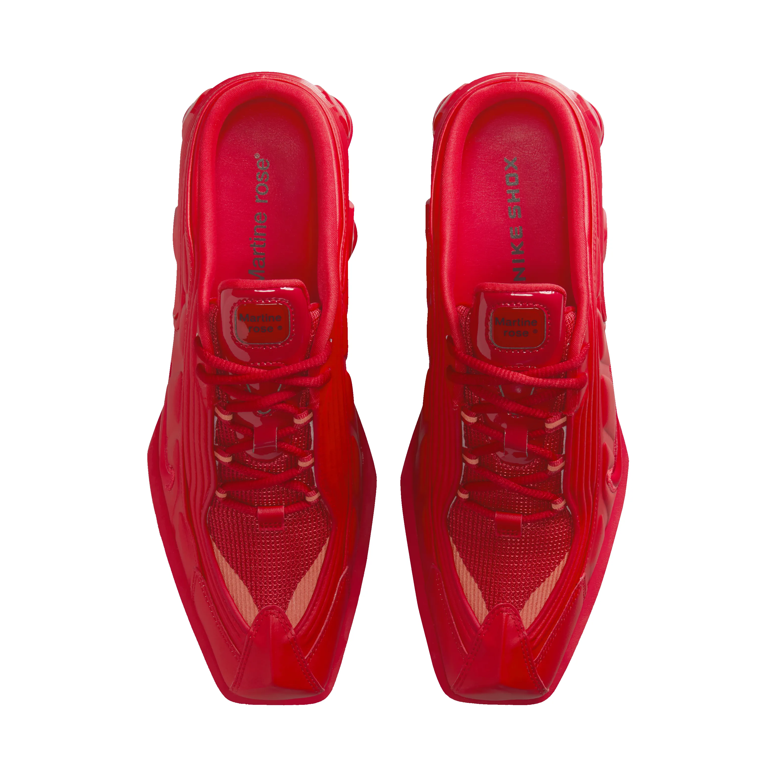 NIKE x MARTINE ROSE MR4 SHOX in RED sold by Martine Rose product image thumbnail 4
