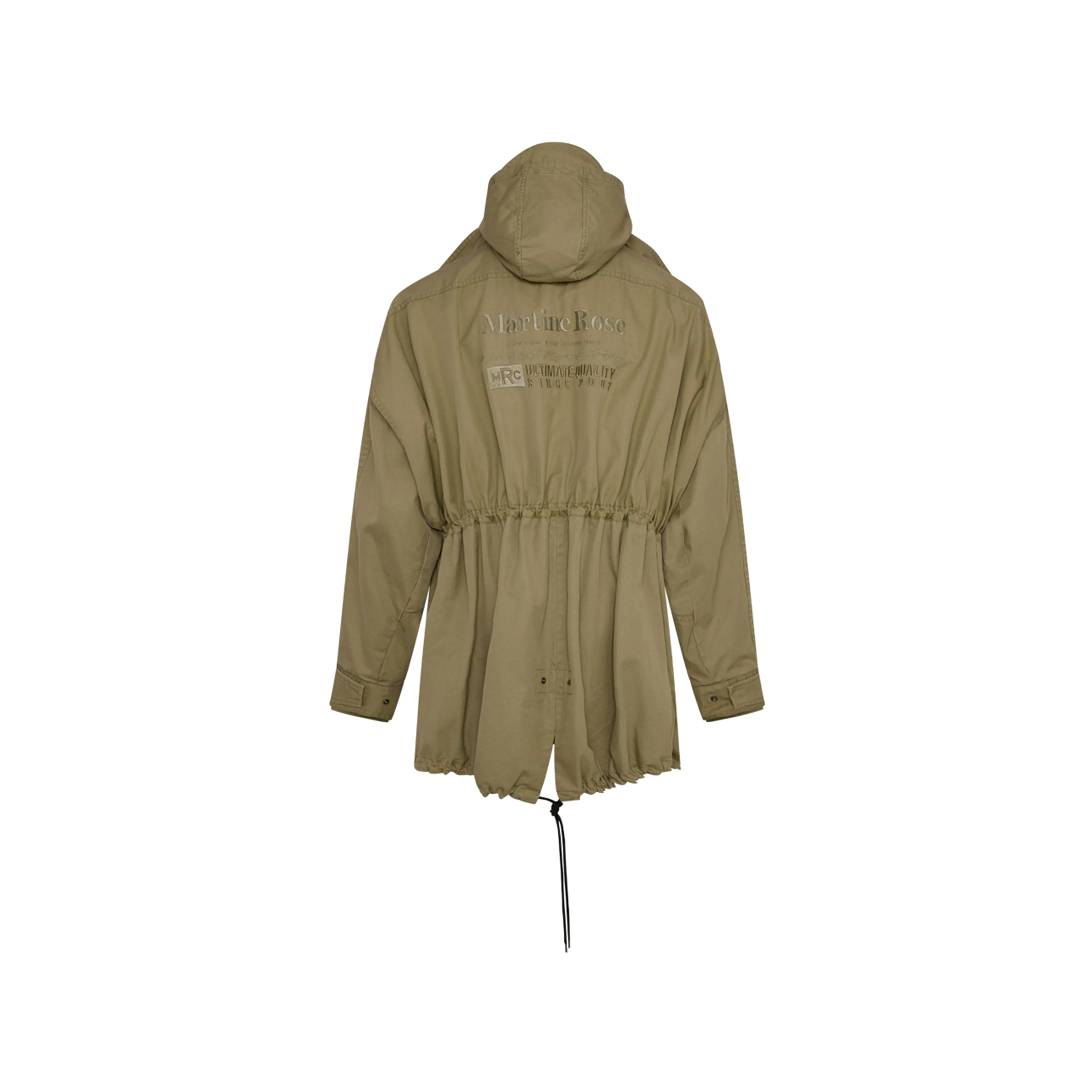 HALF STRETCH TRENCH in KHAKI GREEN sold by Martine Rose product image thumbnail 3