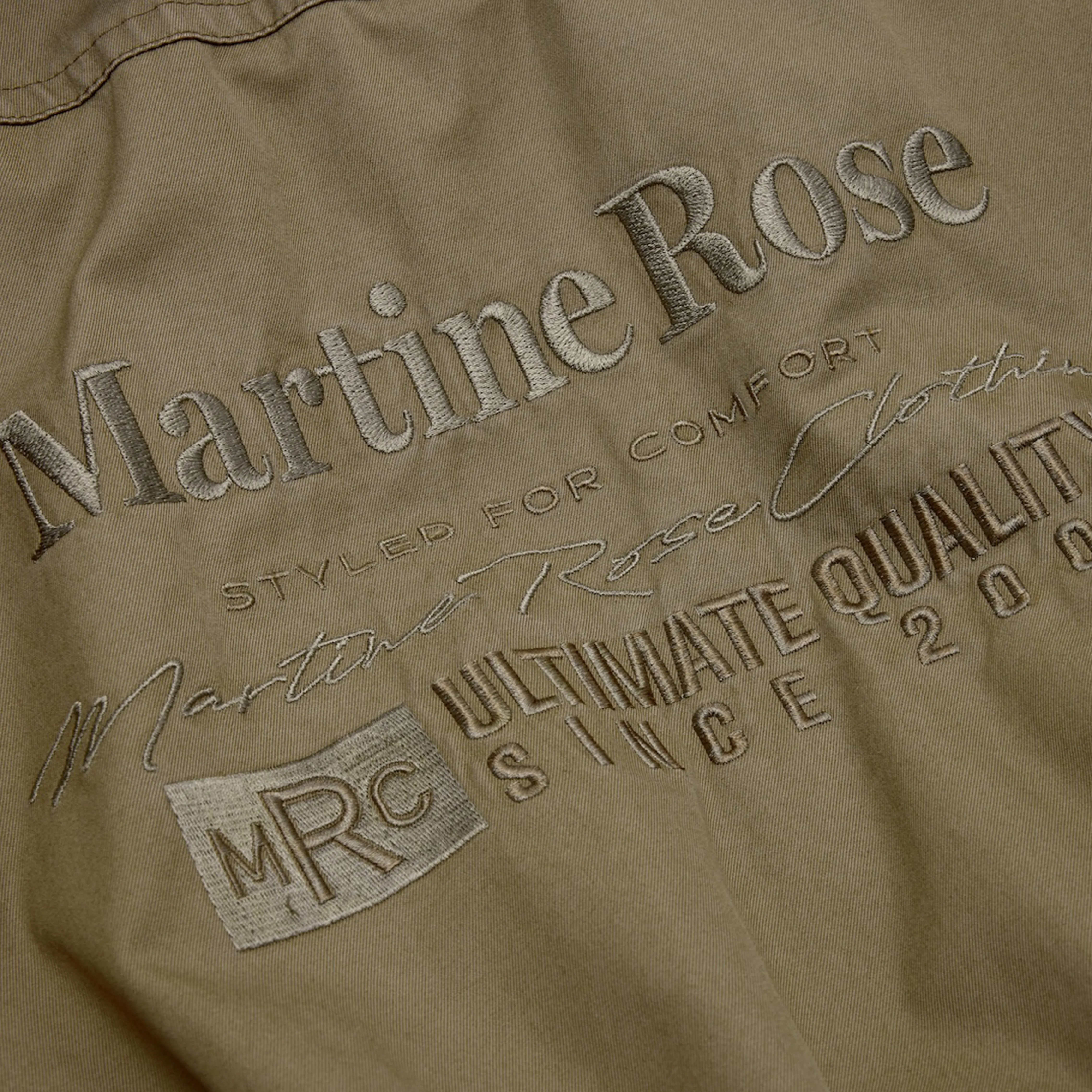 HALF STRETCH TRENCH in KHAKI GREEN sold by Martine Rose product image thumbnail 5