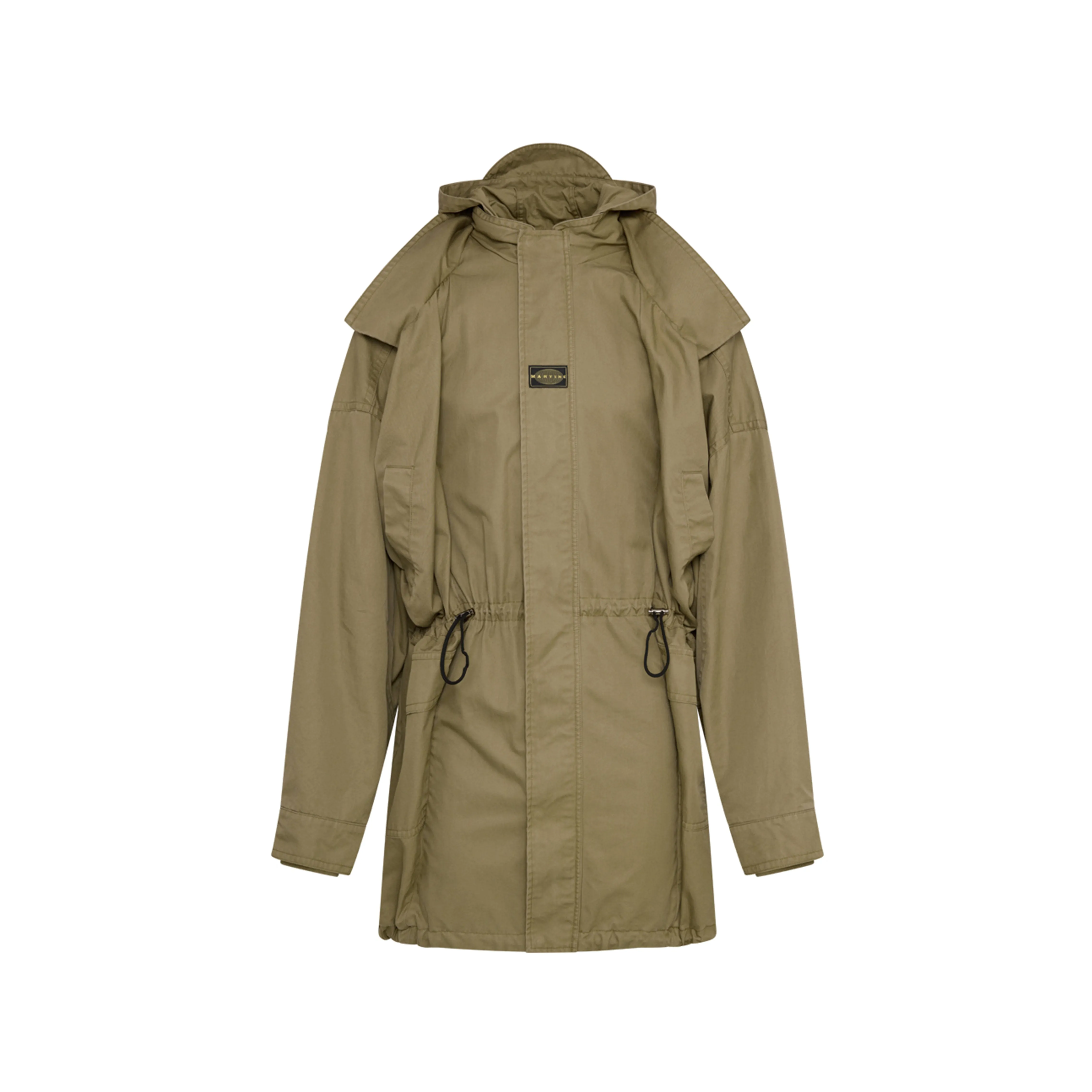 HALF STRETCH TRENCH in KHAKI GREEN sold by Martine Rose product image thumbnail 2