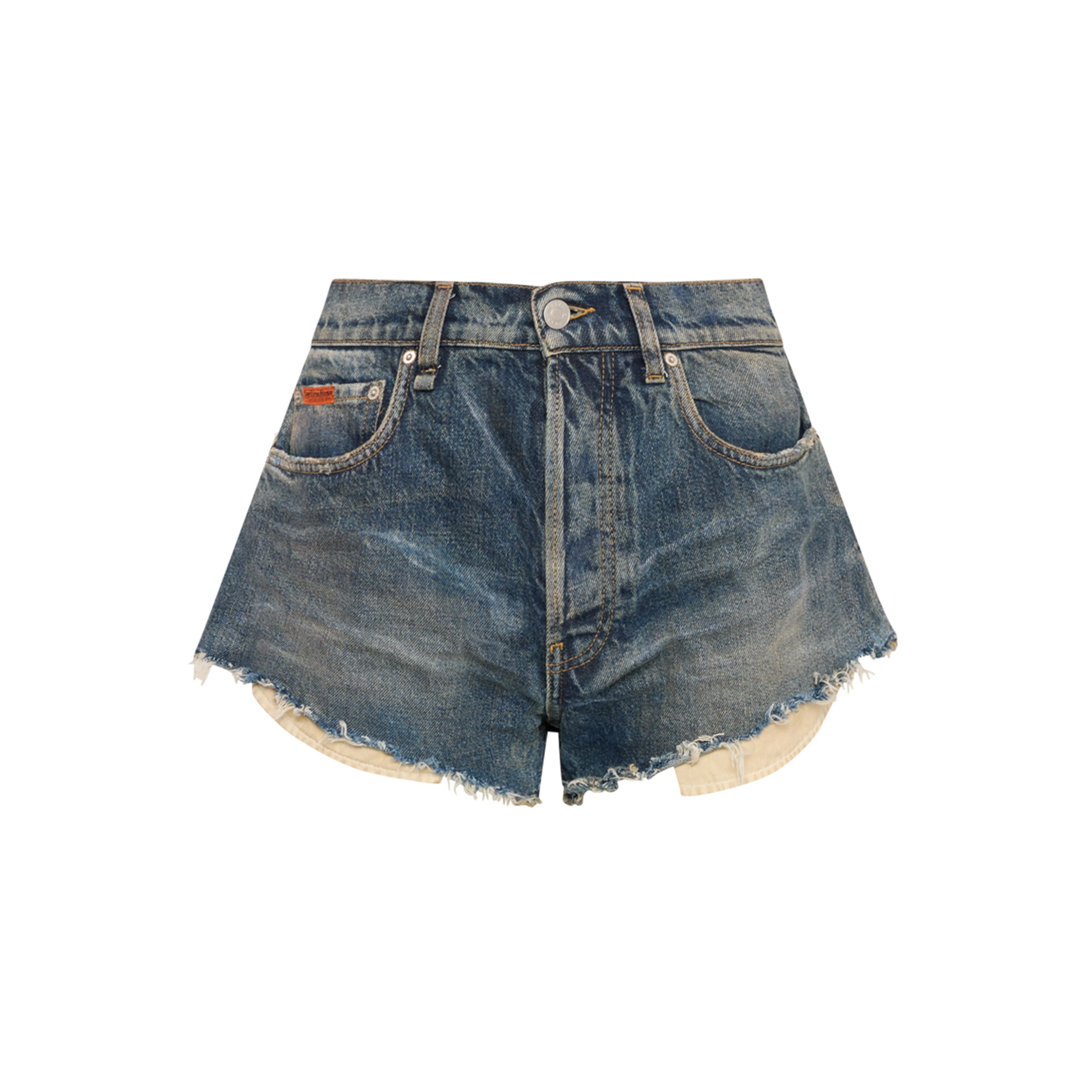 SHORT SHORTS in BLUE TRUCKER WASH sold by Martine Rose