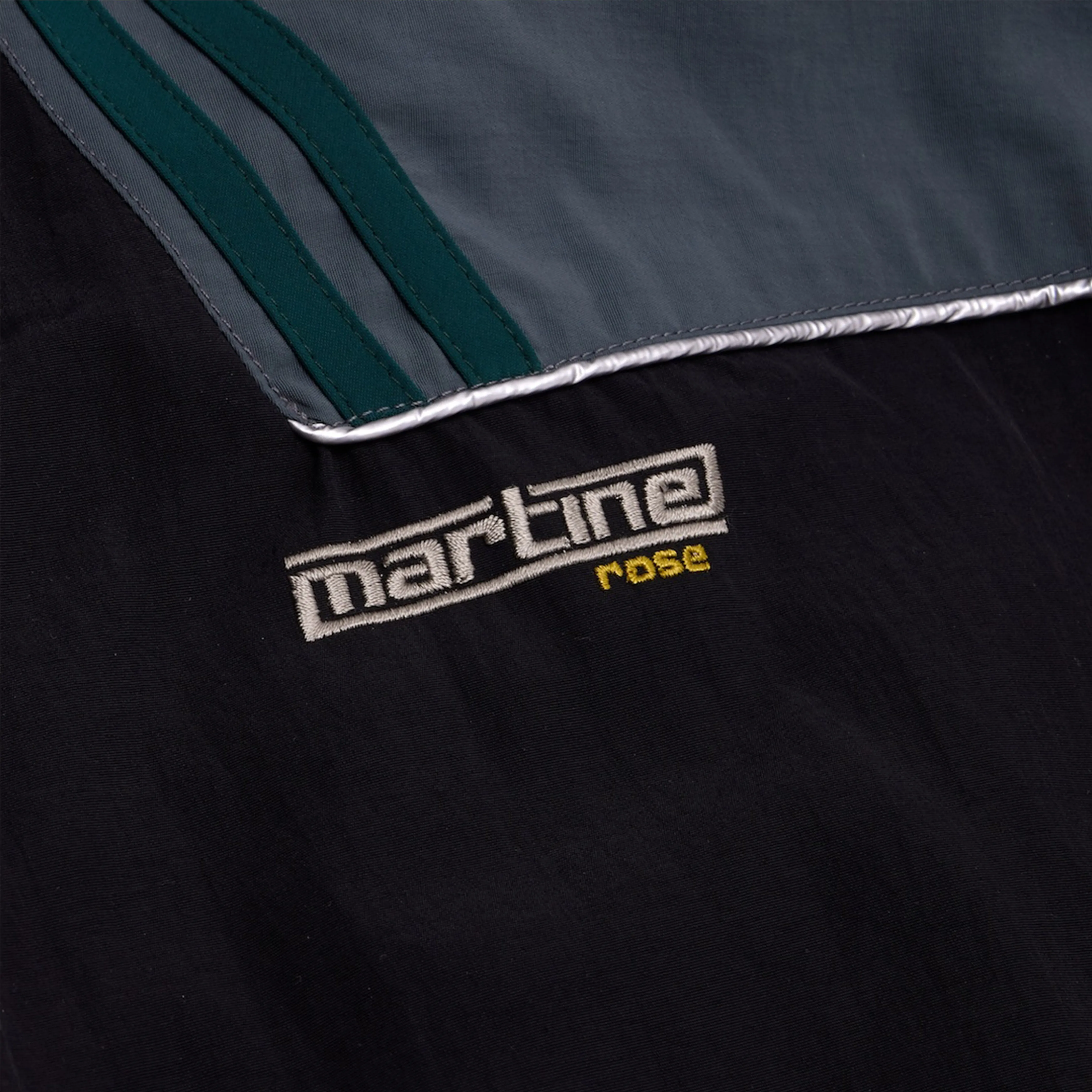 T-LINING TRACK JACKET in BLACK & TEAL sold by Martine Rose product image thumbnail 4
