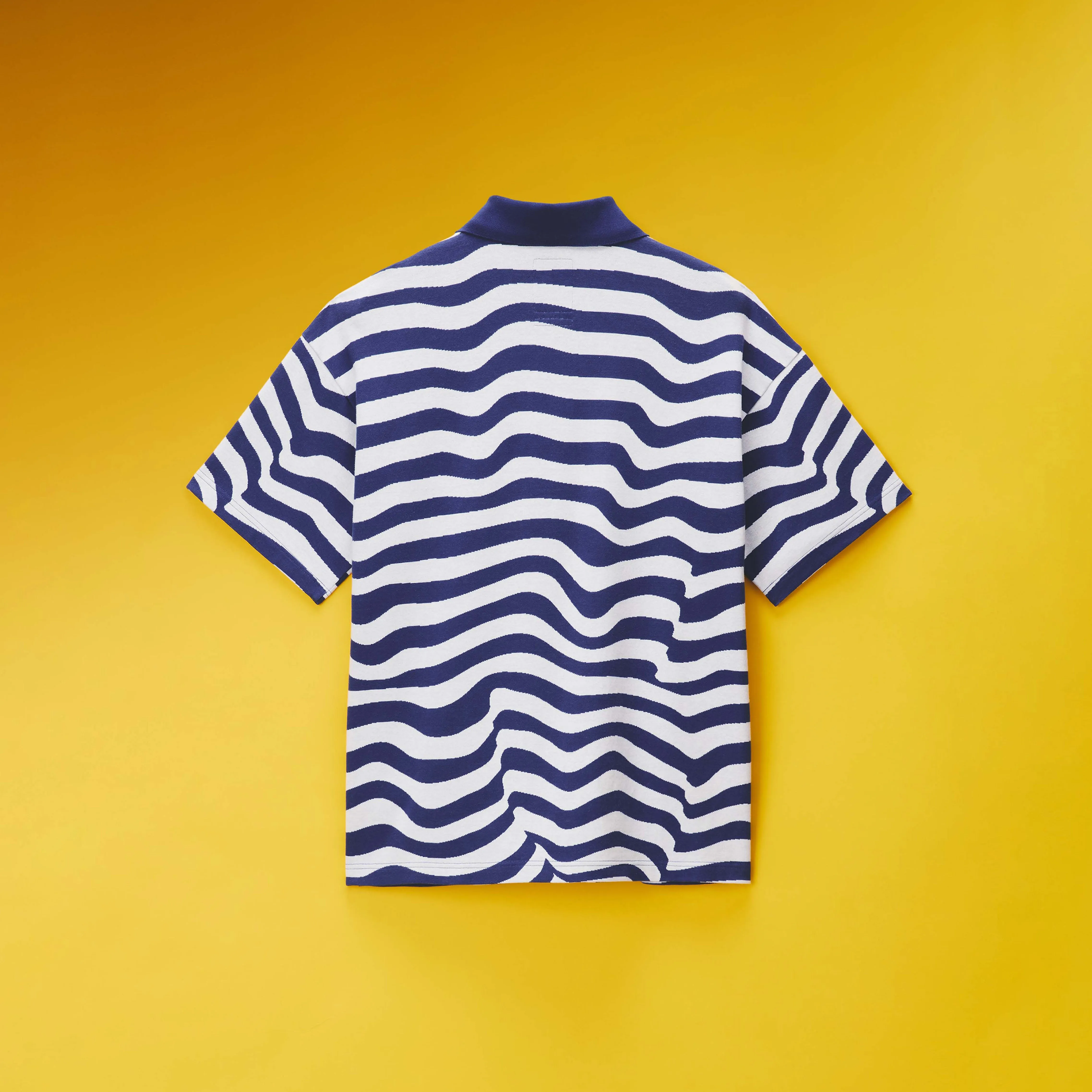 EGO S/S POLO SHIRT in BLUE STRIPE sold by Martine Rose product image thumbnail 4