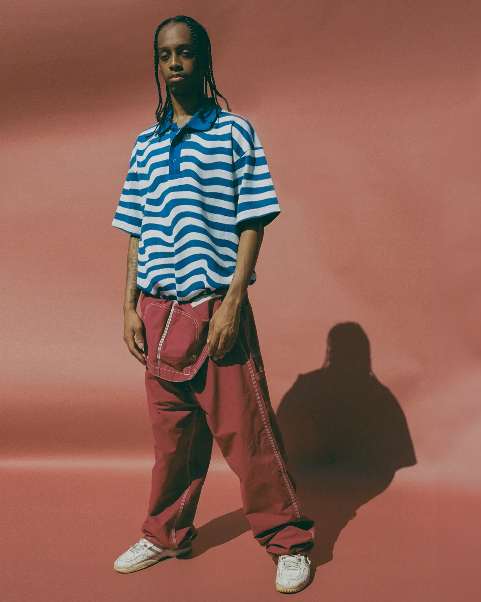 OVERALLS in RED sold by Martine Rose