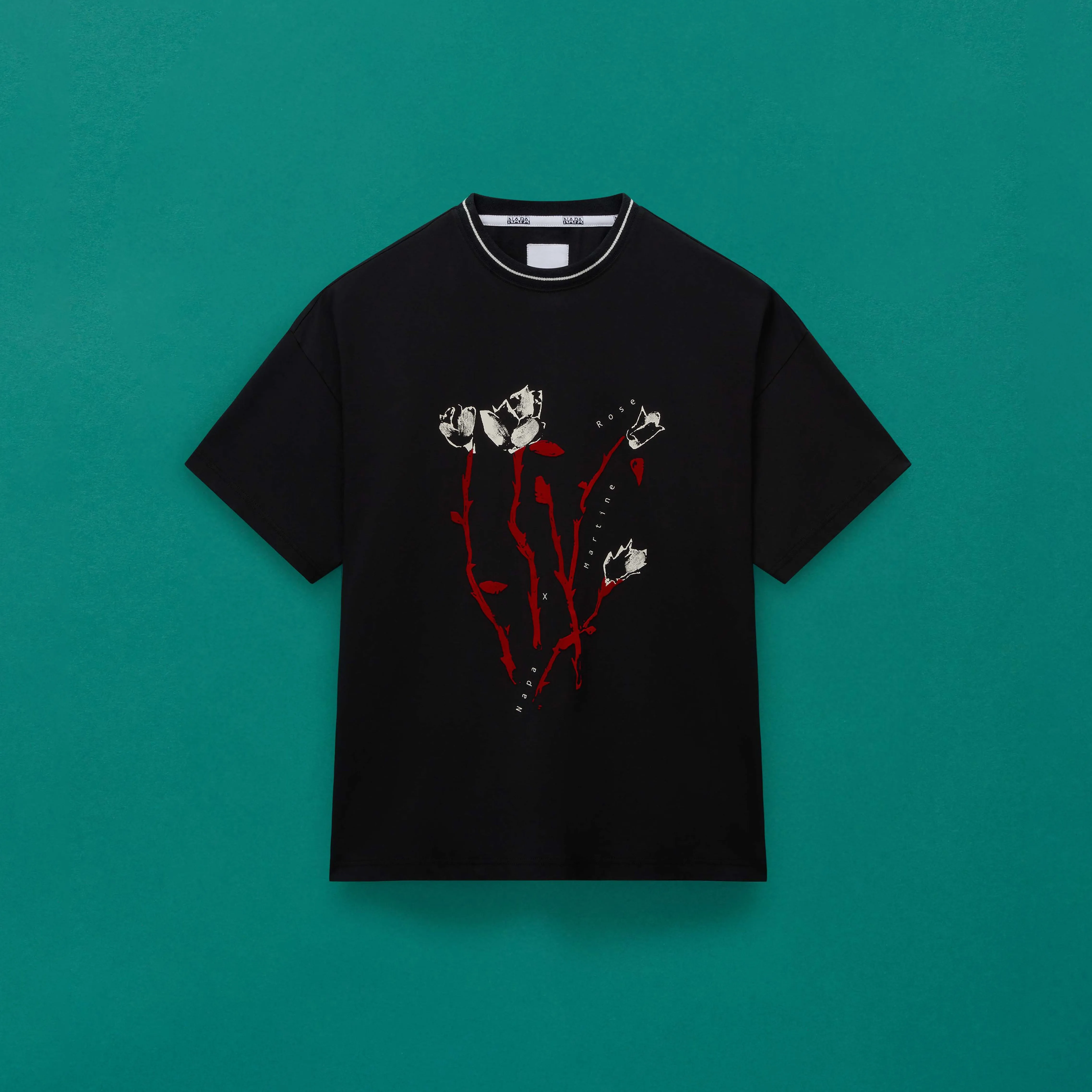 OSORNO S/S T-SHIRT in BLACK sold by Martine Rose
