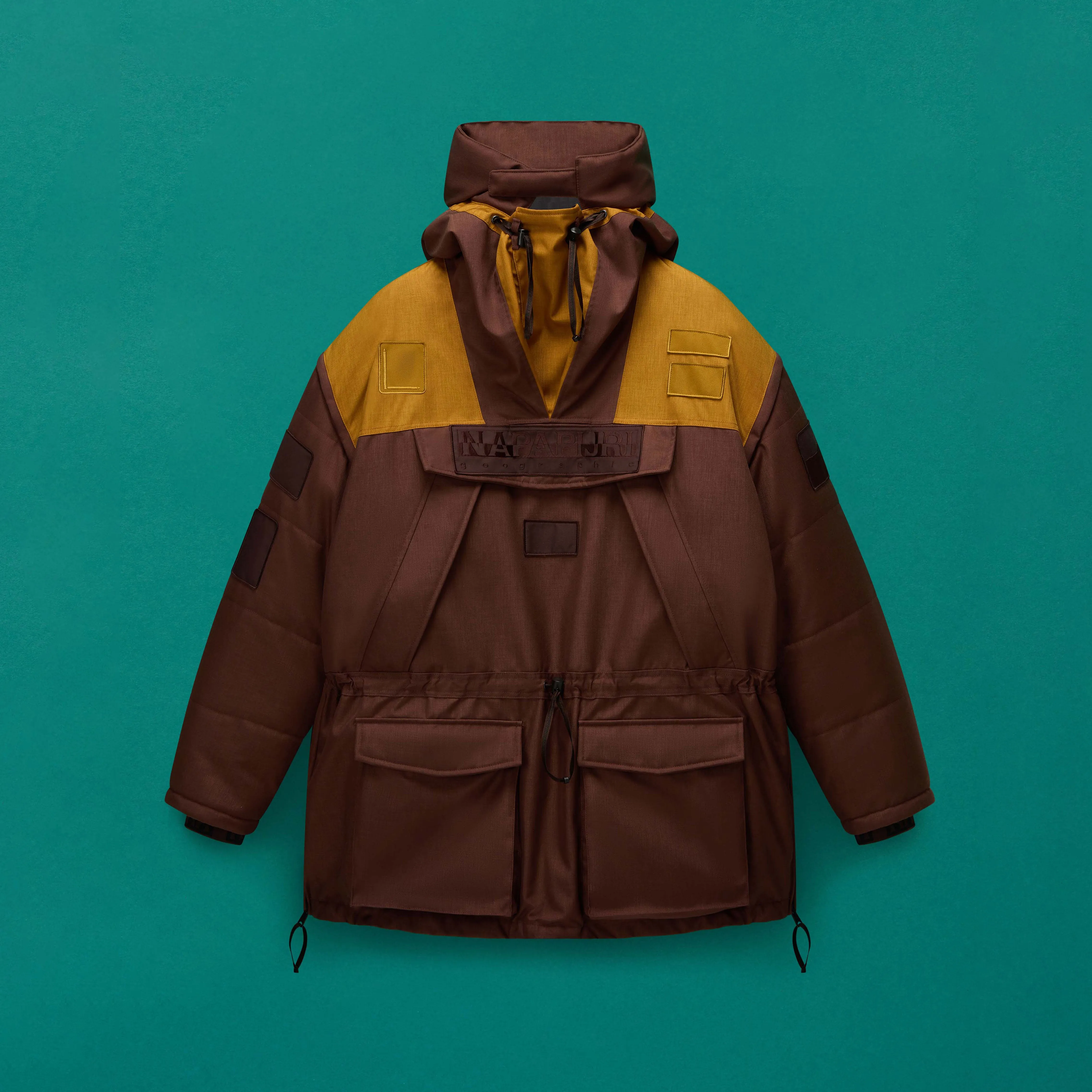 SKIDOO COMMON ANORAK JACKET in CHOCOLATE sold by Martine Rose product image thumbnail 2