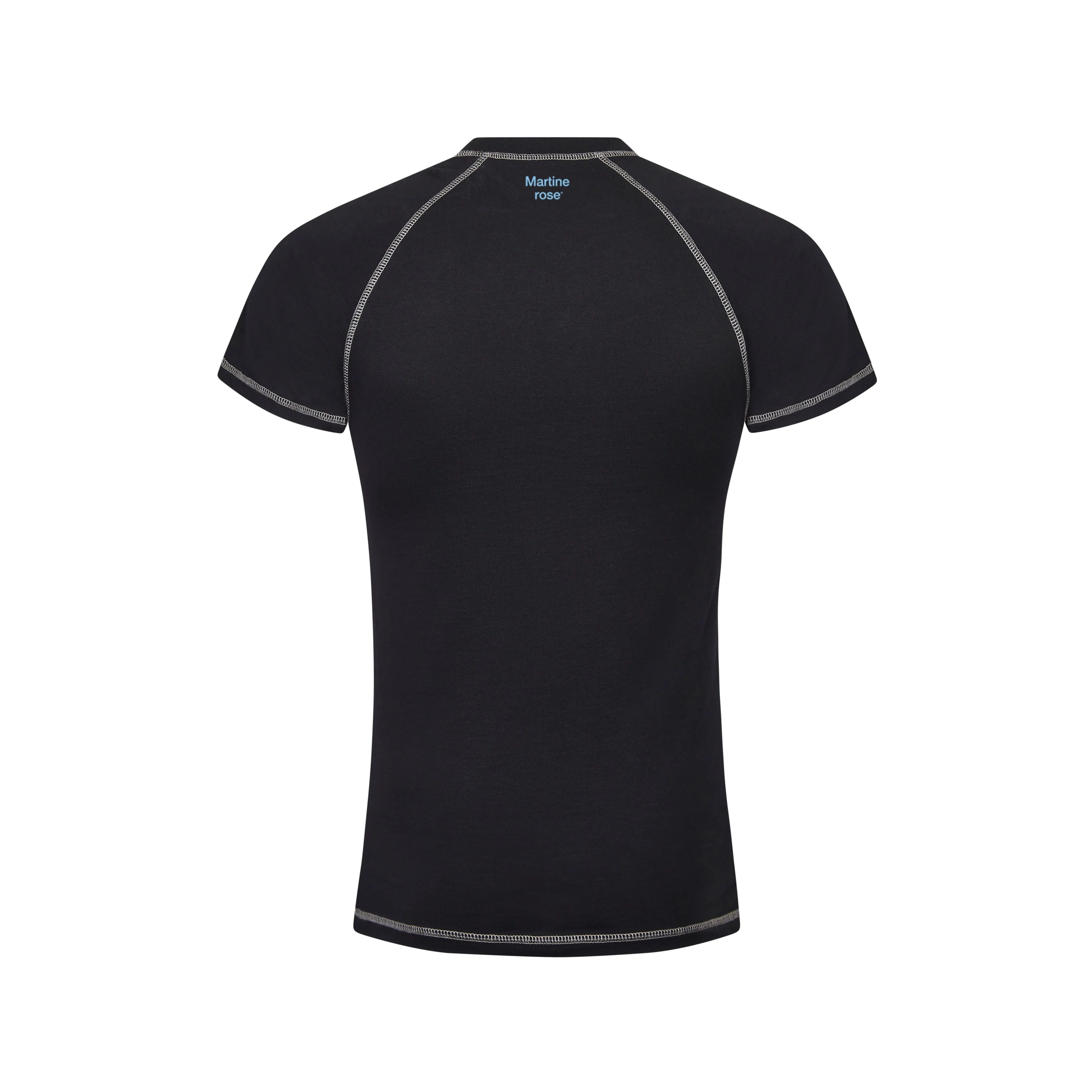RAGLAN SHRUNKEN T-SHIRT in BLACK sold by Martine Rose product image thumbnail 2