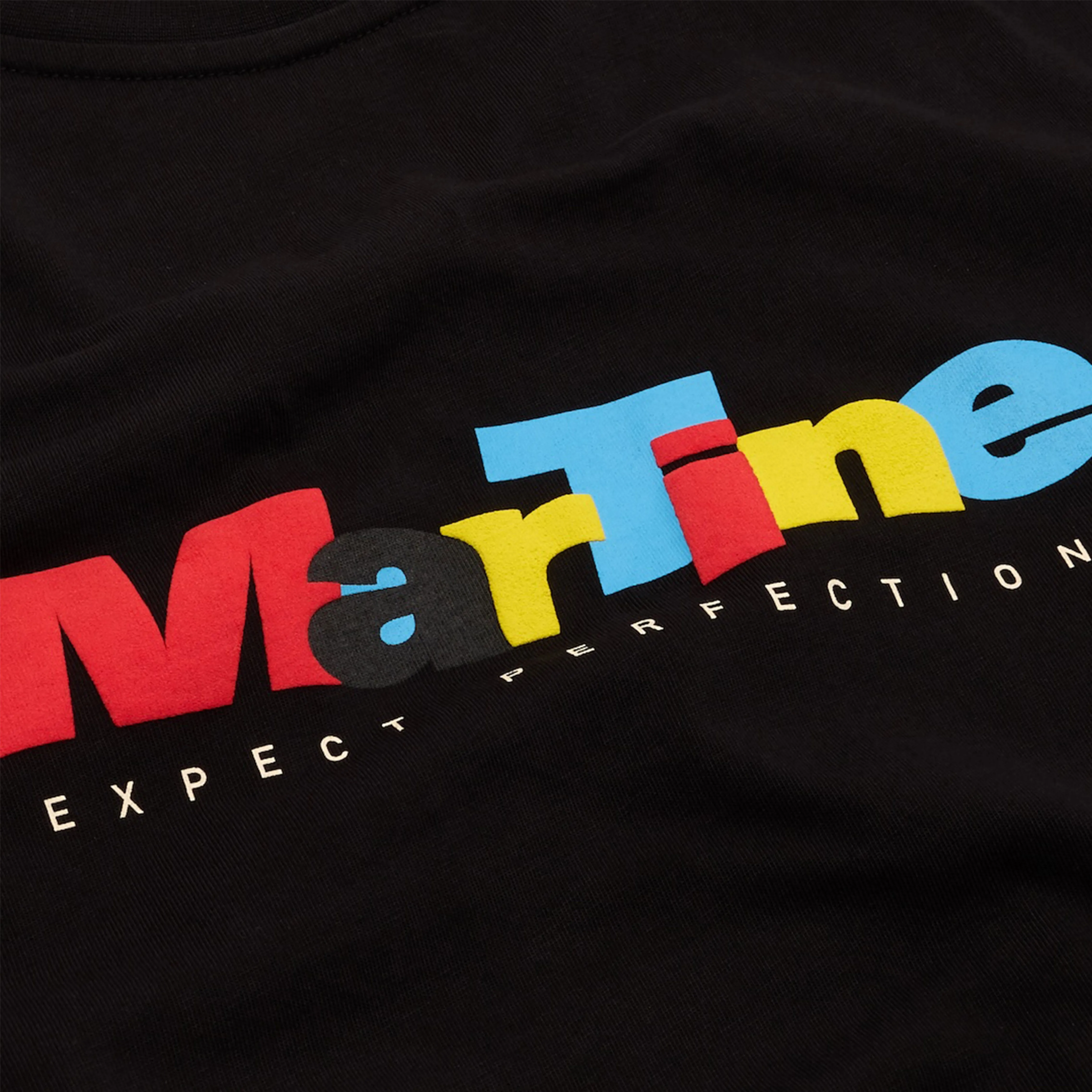 RAGLAN SHRUNKEN T-SHIRT in BLACK sold by Martine Rose product image thumbnail 3
