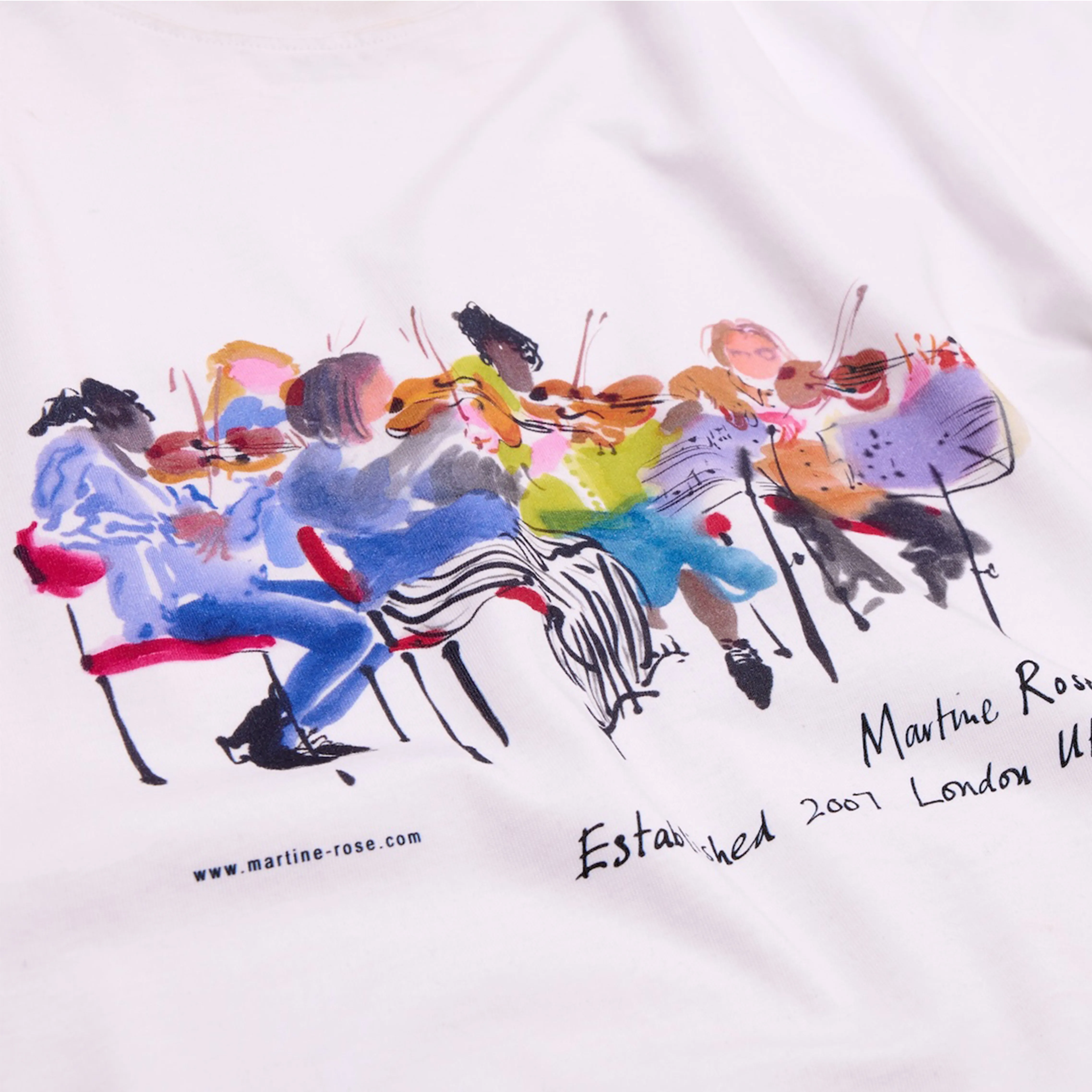 S/S OVERSIZED T-SHIRT in WHITE sold by Martine Rose product image thumbnail 3
