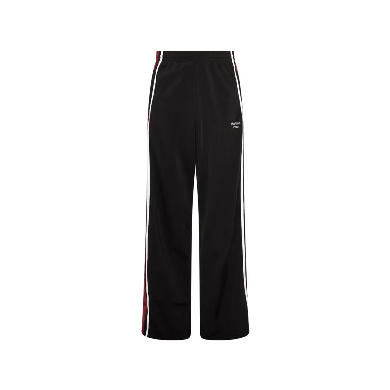 WIDE LEG TRACK PANT in BURGUNDY made by Martine Rose