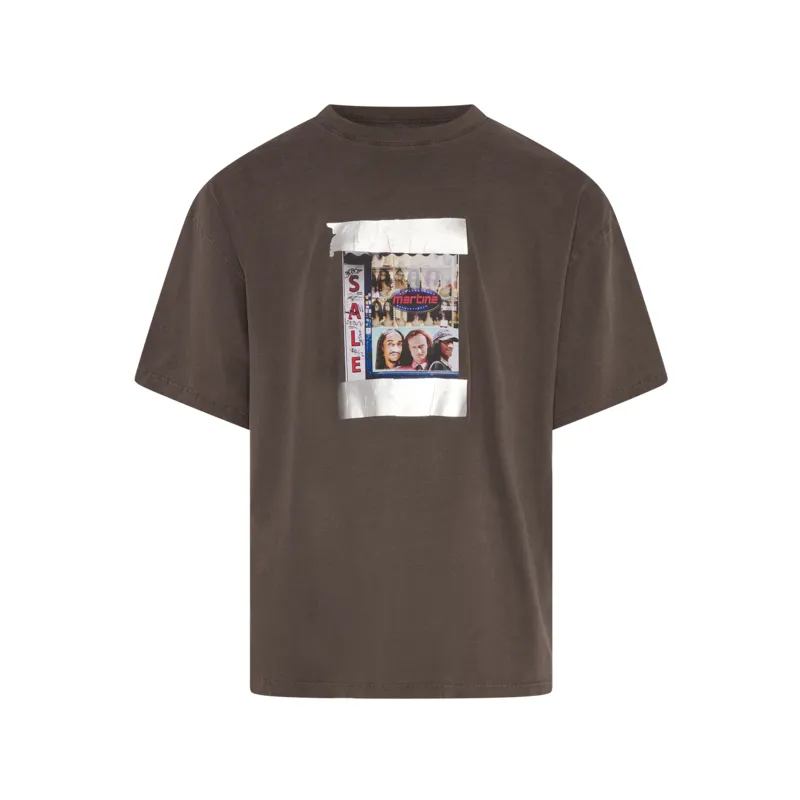 S/S OVERSIZED T-SHIRT in WASHED BROWN made by Martine Rose