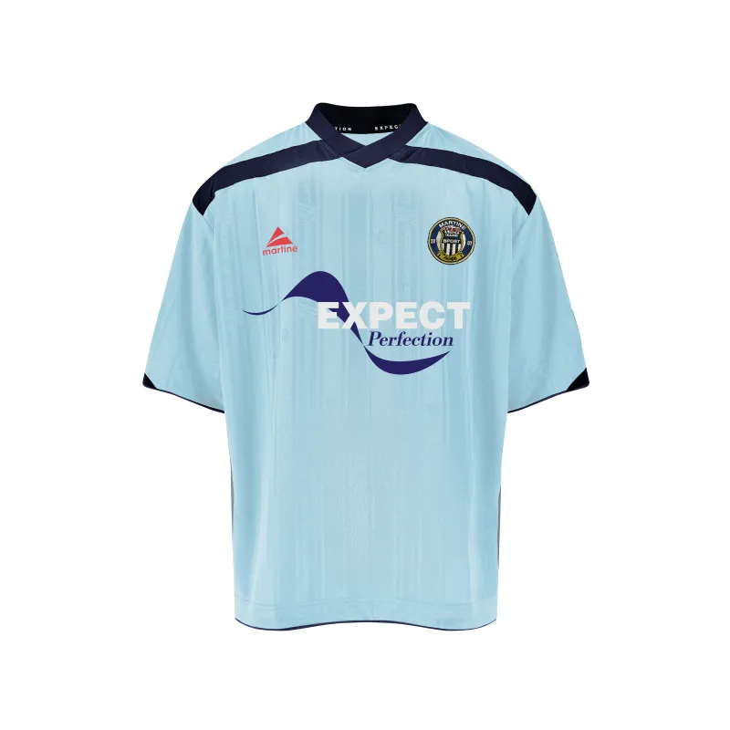 FOOTBALL TOP in BLUE made by Martine Rose