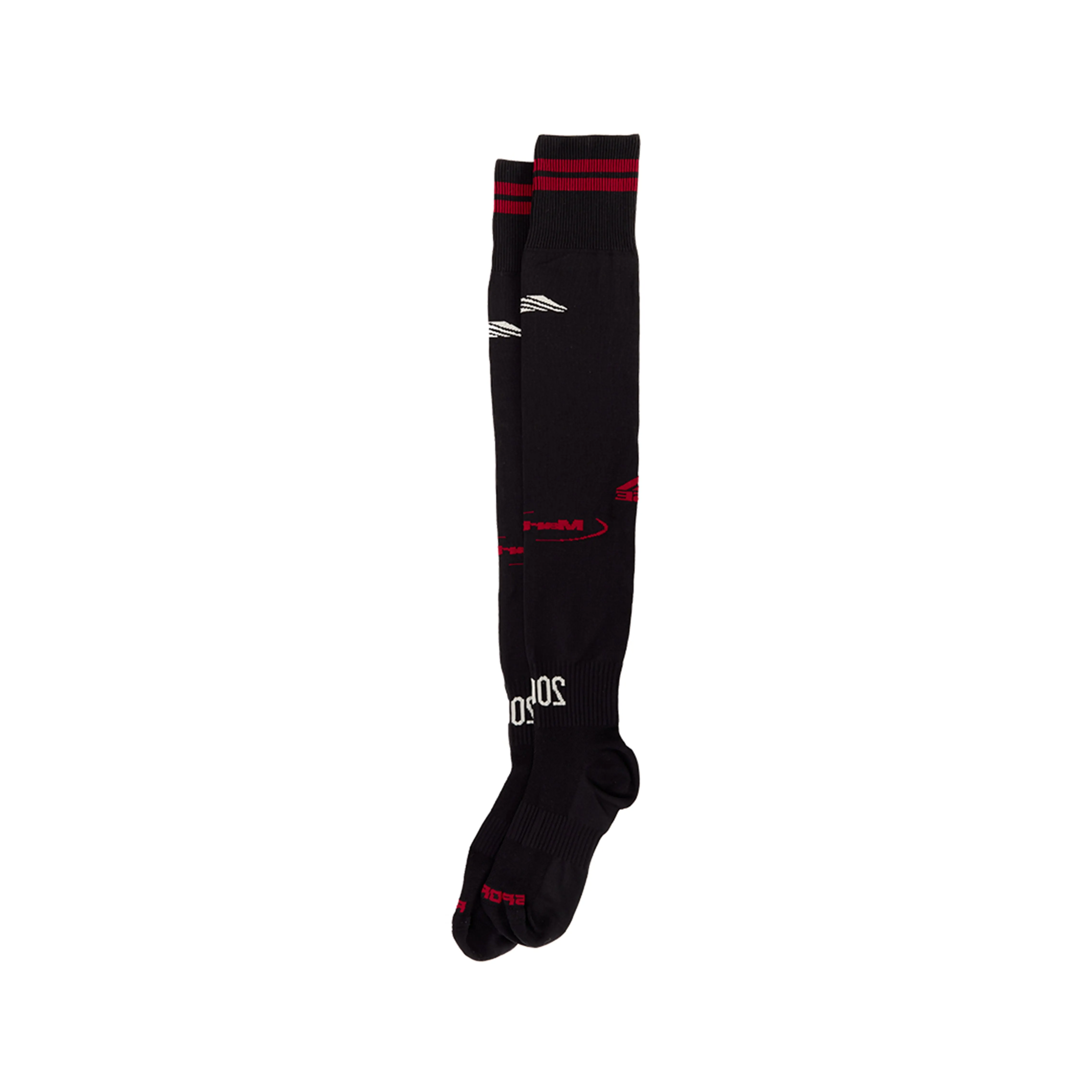 KNEE HIGH FOOTBALL SOCKS in BLACK sold by Martine Rose product image thumbnail 2