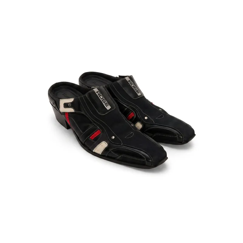 SPORTY SNOUT MULE in BLACK made by Martine Rose