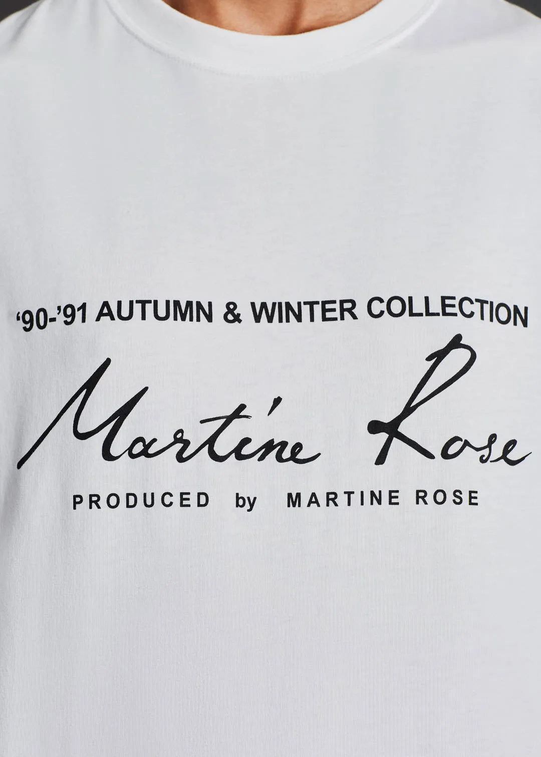 Classic L/S T-Shirt in White sold by Martine Rose product image thumbnail 3