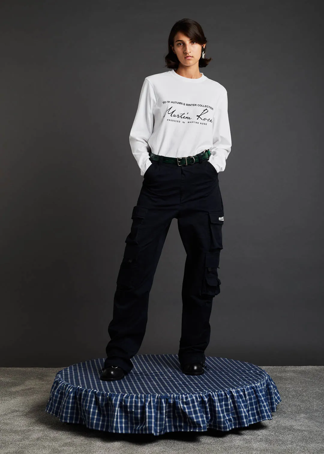 Classic L/S T-Shirt in White sold by Martine Rose