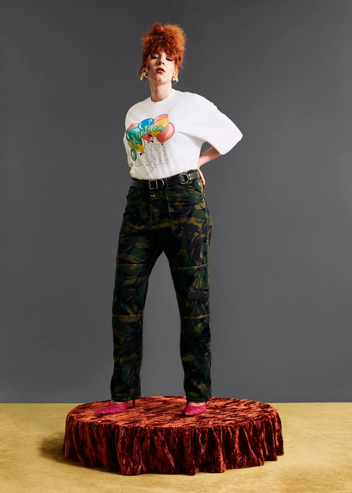 OVERSIZED S/S T-SHIRT in WHITE sold by Martine Rose