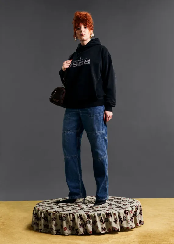 CLASSIC HOODIE in BLACK made by Martine Rose