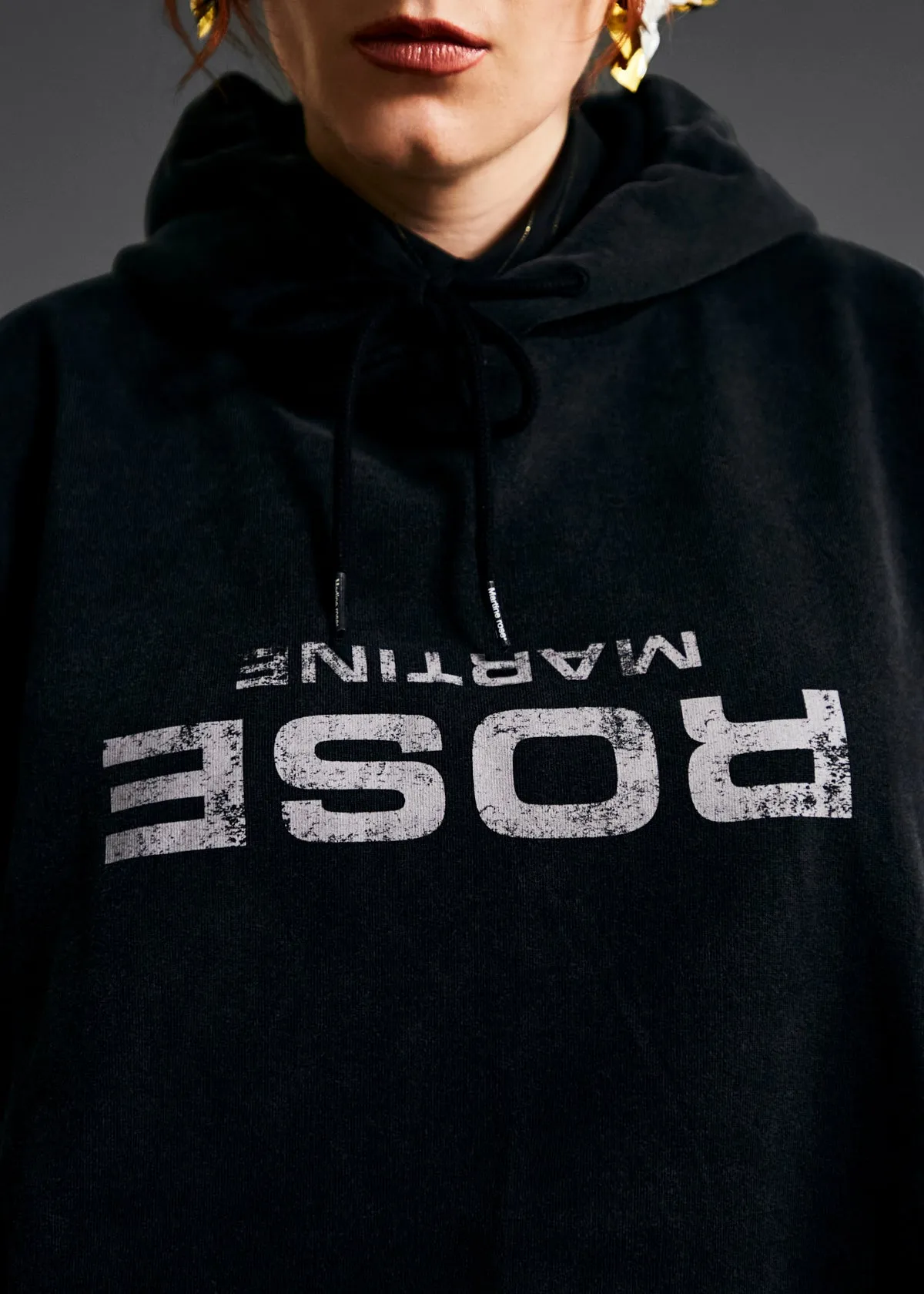 CLASSIC HOODIE in BLACK sold by Martine Rose product image thumbnail 3