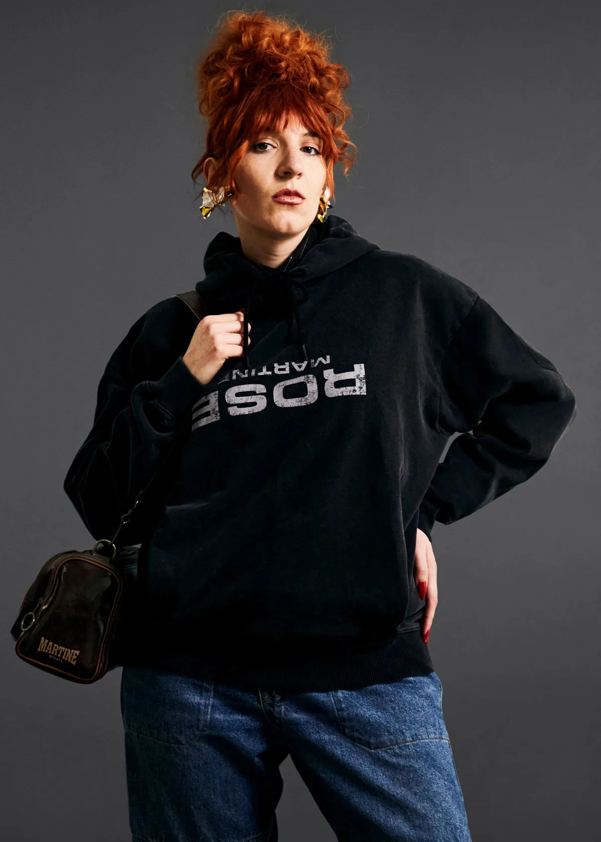 CLASSIC HOODIE in BLACK sold by Martine Rose product image thumbnail 2