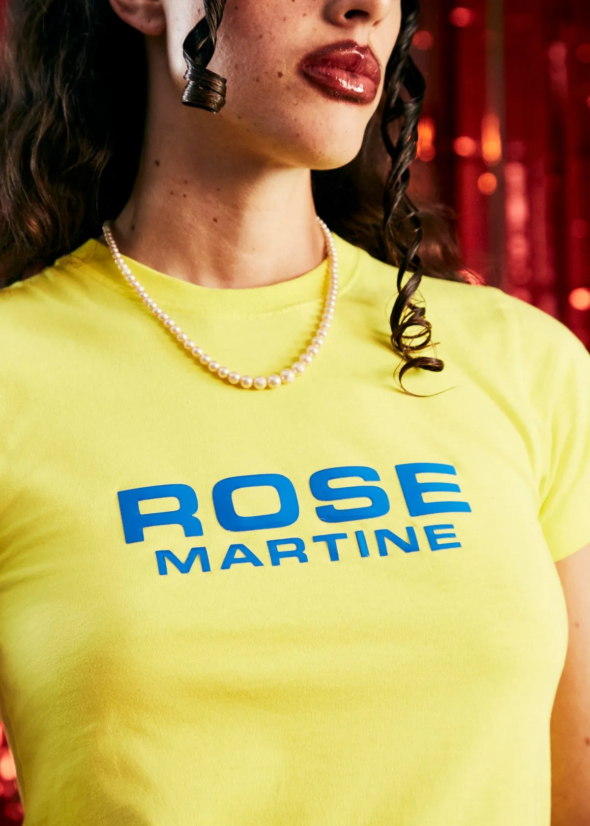 SHRUNKEN T-SHIRT in YELLOW sold by Martine Rose product image thumbnail 2