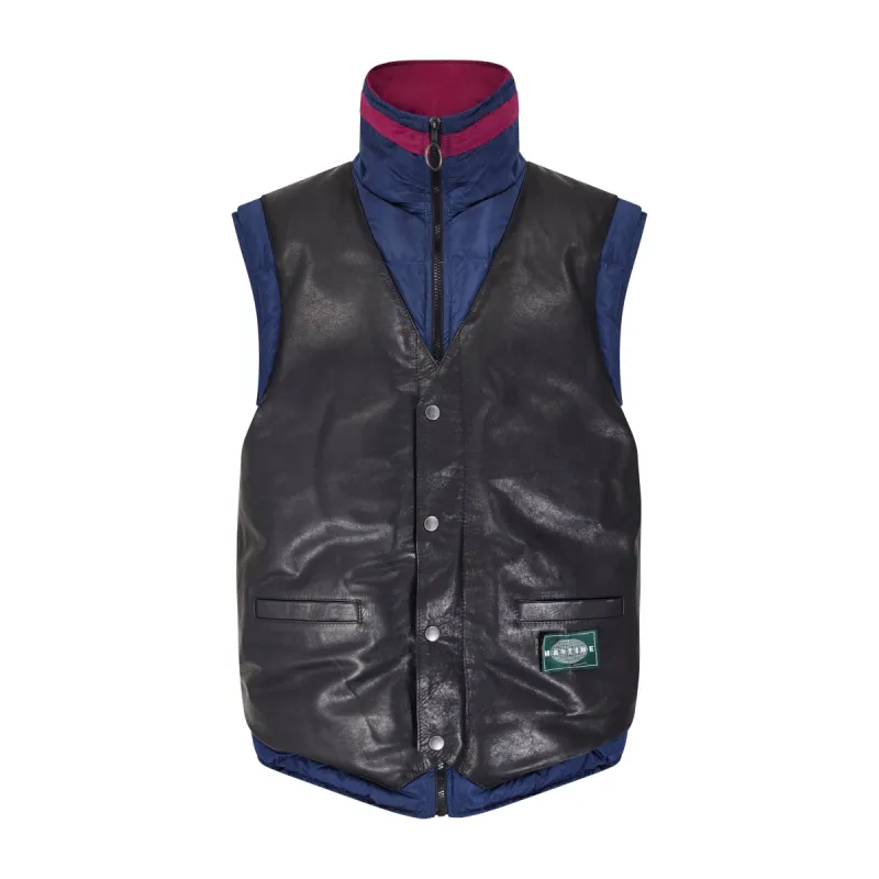 PUFFER WAISTCOAT in BLACK sold by Martine Rose