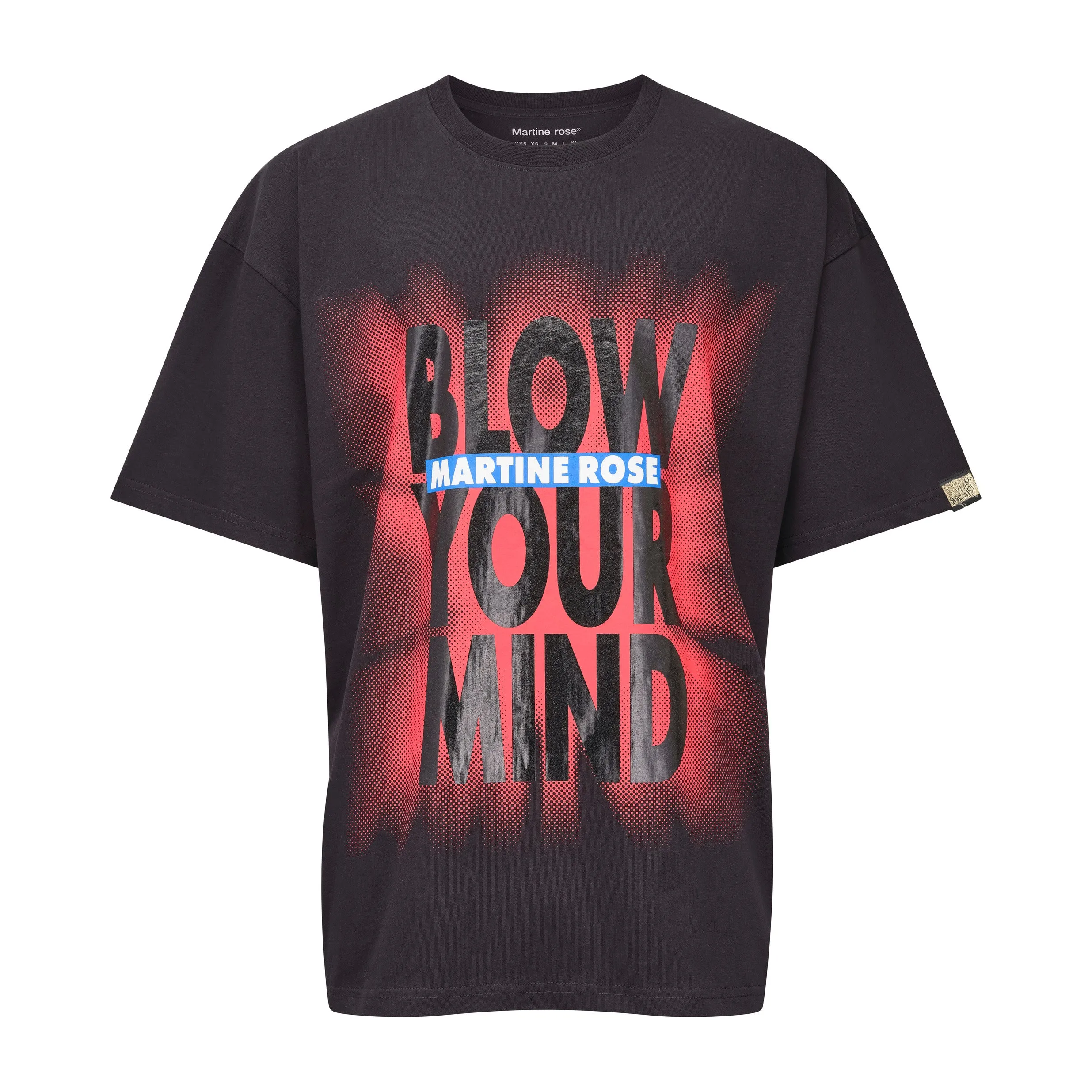 OVERSIZED S/S T-SHIRT in BLACK sold by Martine Rose product image thumbnail 4