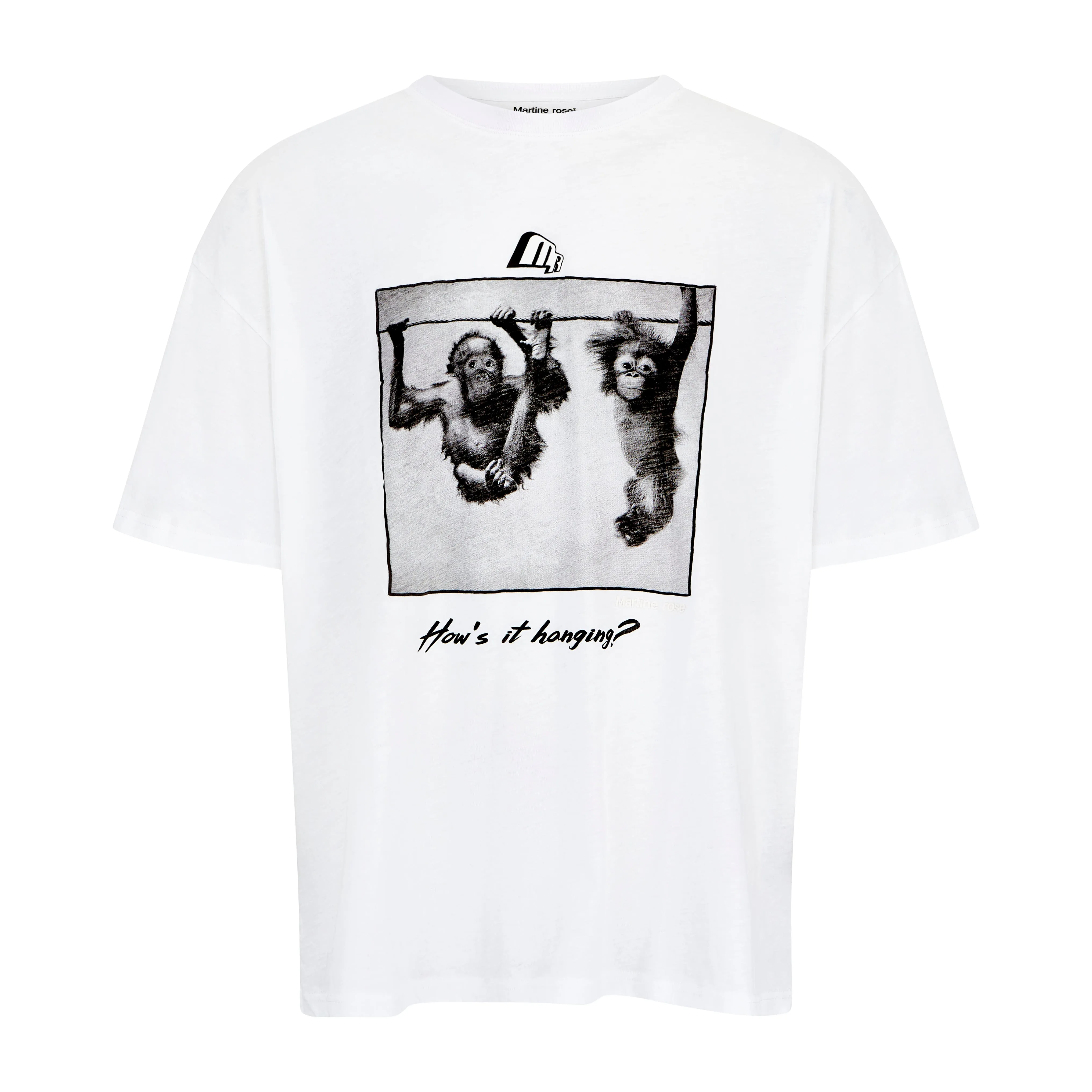 OVERSIZED S/S T-SHIRT in WHITE sold by Martine Rose product image thumbnail 4