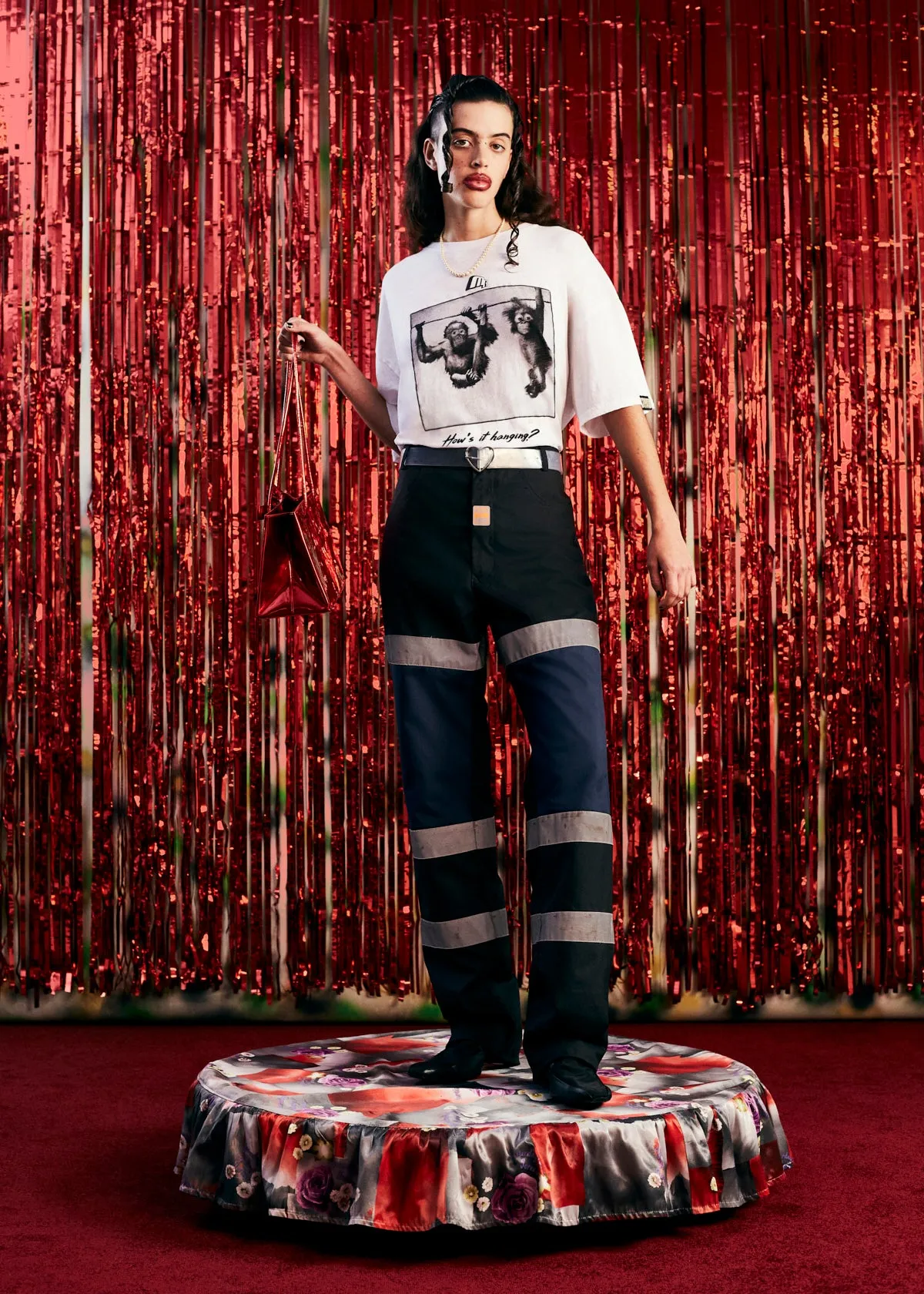 OVERSIZED S/S T-SHIRT in WHITE sold by Martine Rose