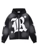 Sun Fade Hoodie - Black sold by reputation studios