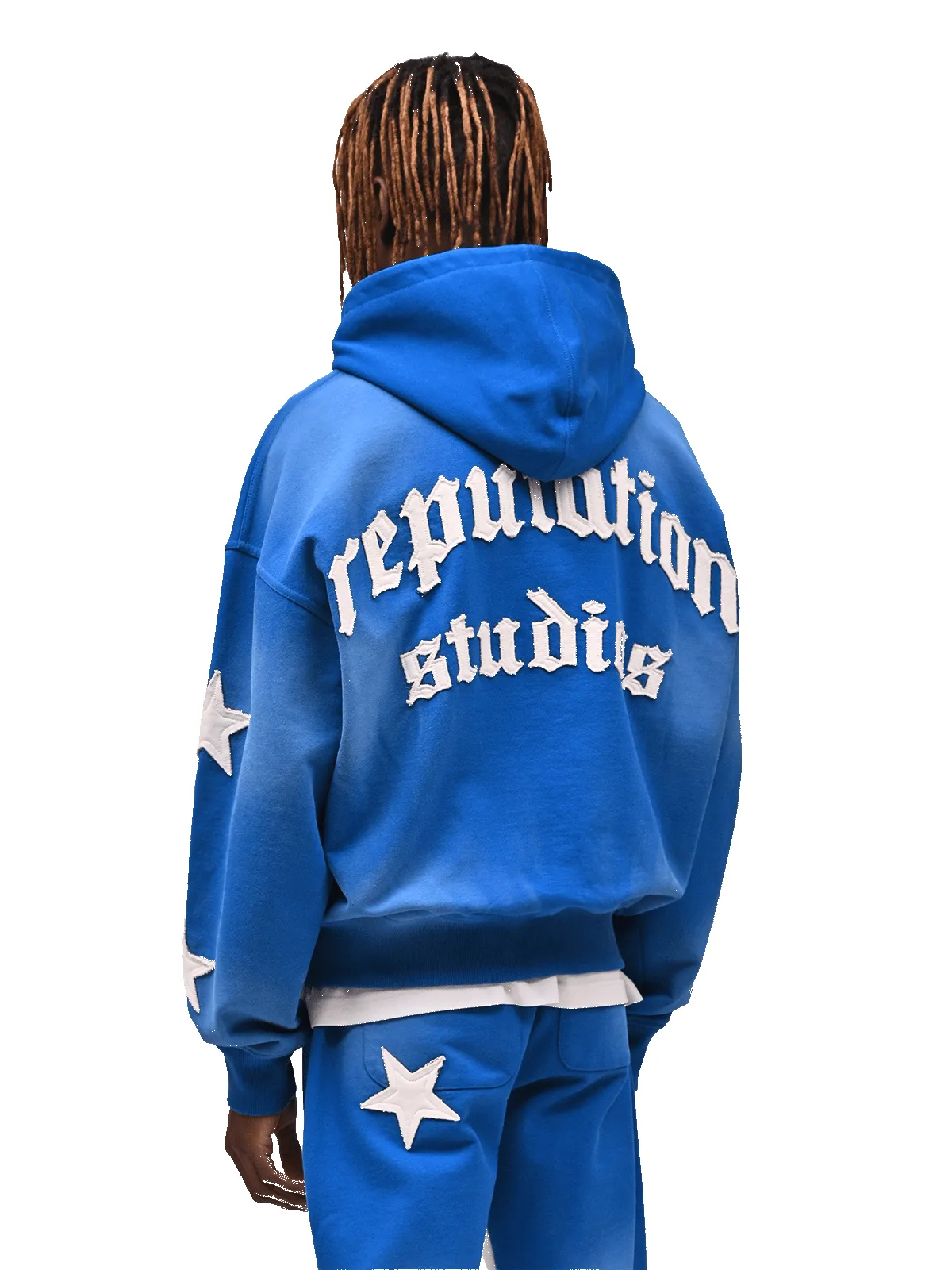 Sun Fade Hoodie - Royal Blue sold by reputation studios product image thumbnail 5