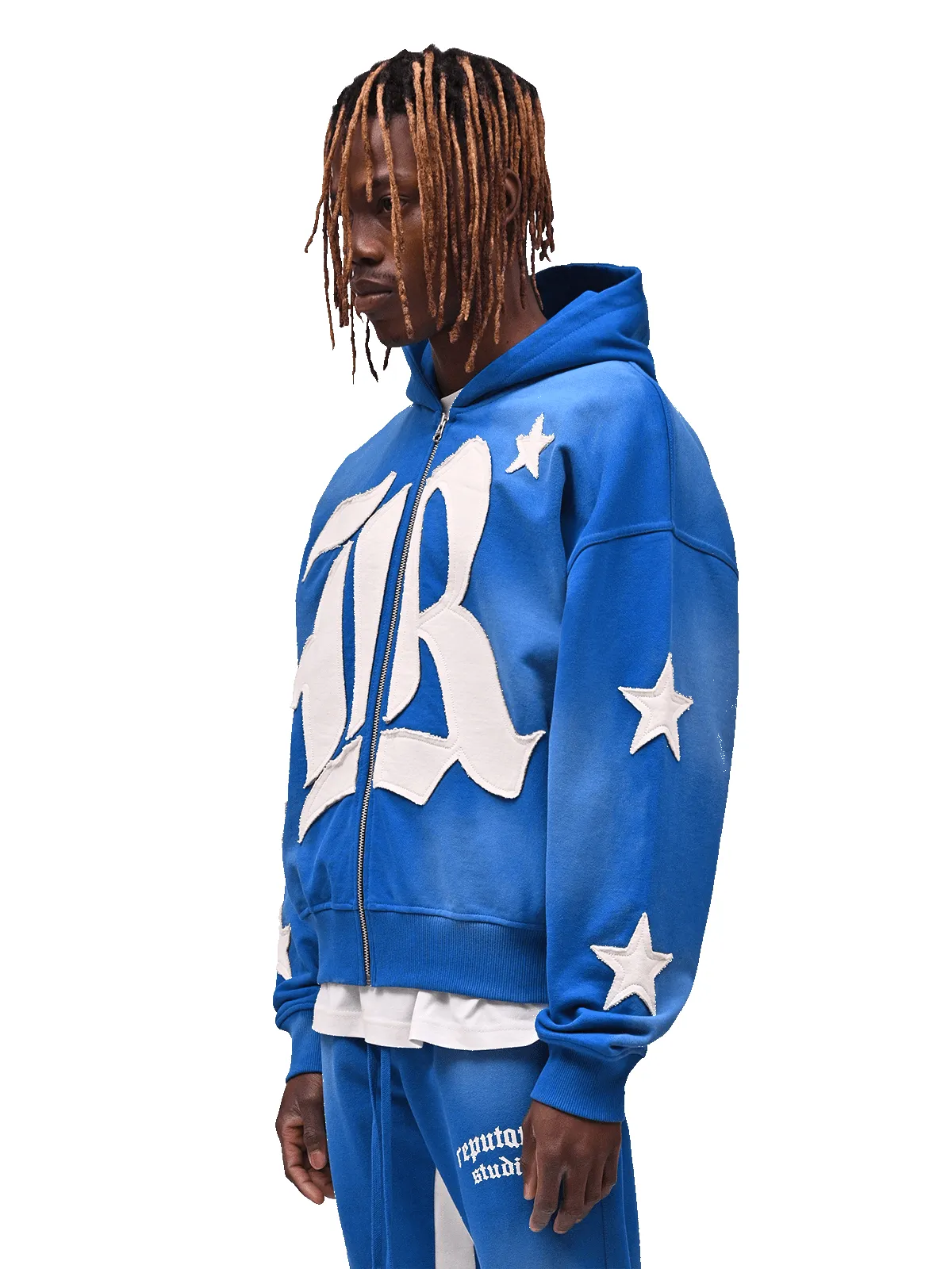 Sun Fade Hoodie - Royal Blue sold by reputation studios product image thumbnail 4