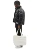 Puffer Tote Bag - Off White sold by reputation studios