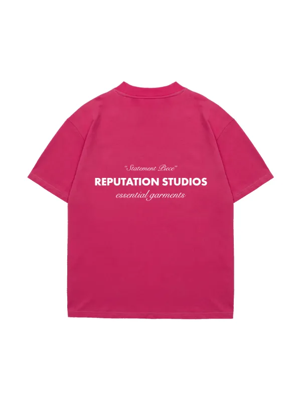 "Statement Piece" Tee - Magenta sold by reputation studios