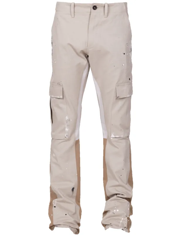 Flare Cargo Pants - Taupe sold by reputation studios