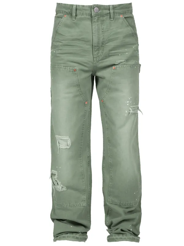 Carpenter Canvas Pants - Khaki sold by reputation studios