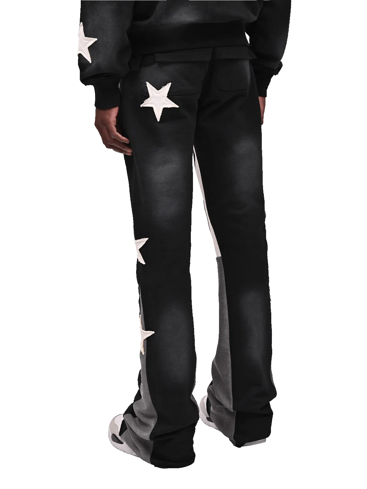 Sun Fade Flare Sweatpants - Black sold by reputation studios product image thumbnail 4