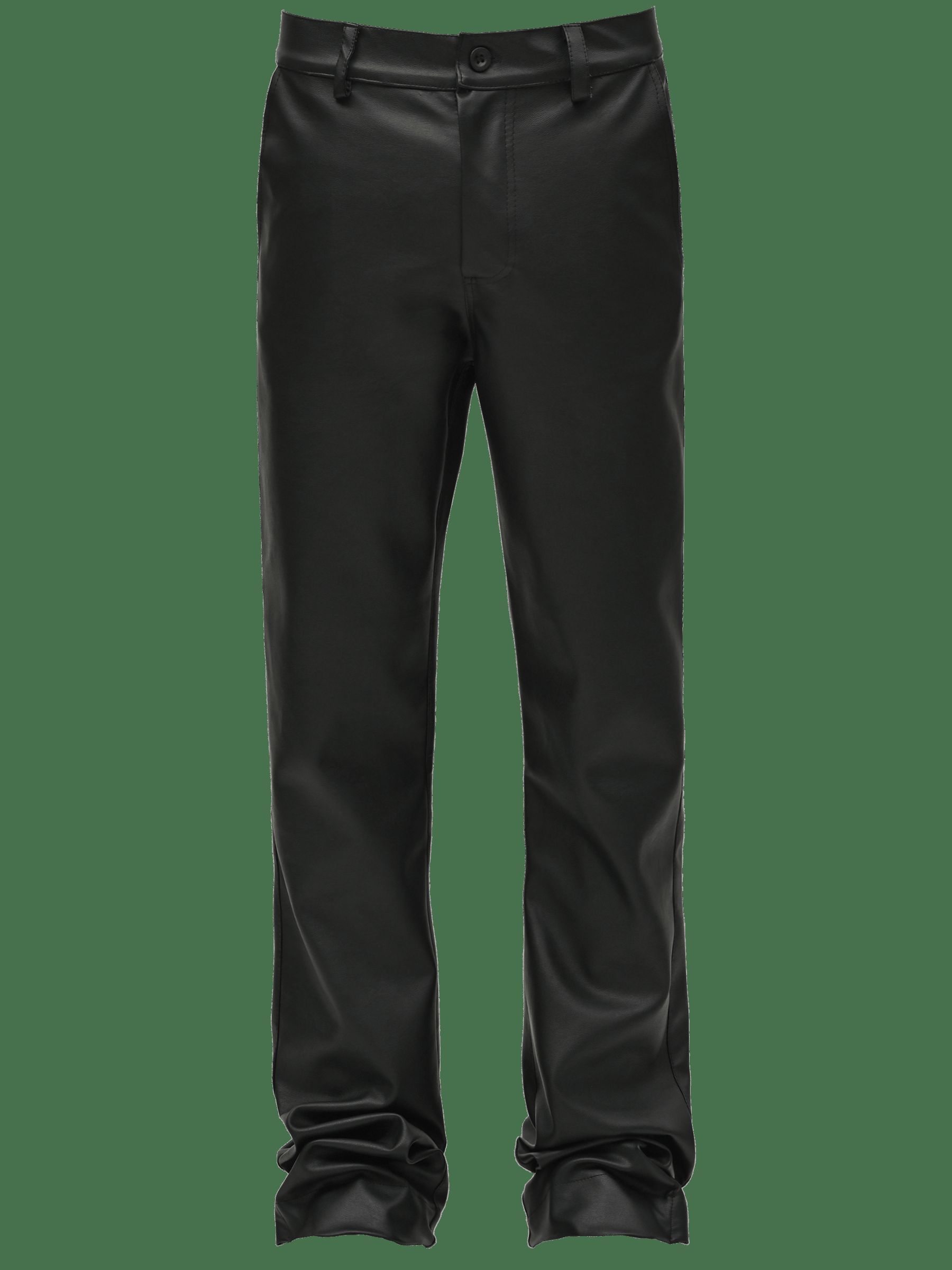 Flare Leather Pants - Black sold by reputation studios