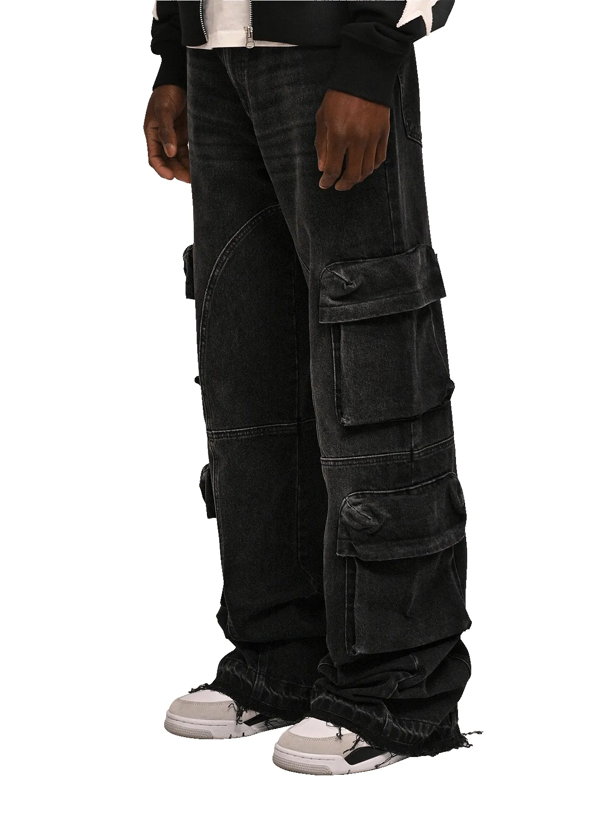 Baggy Cargo Denim - Black sold by reputation studios product image thumbnail 2